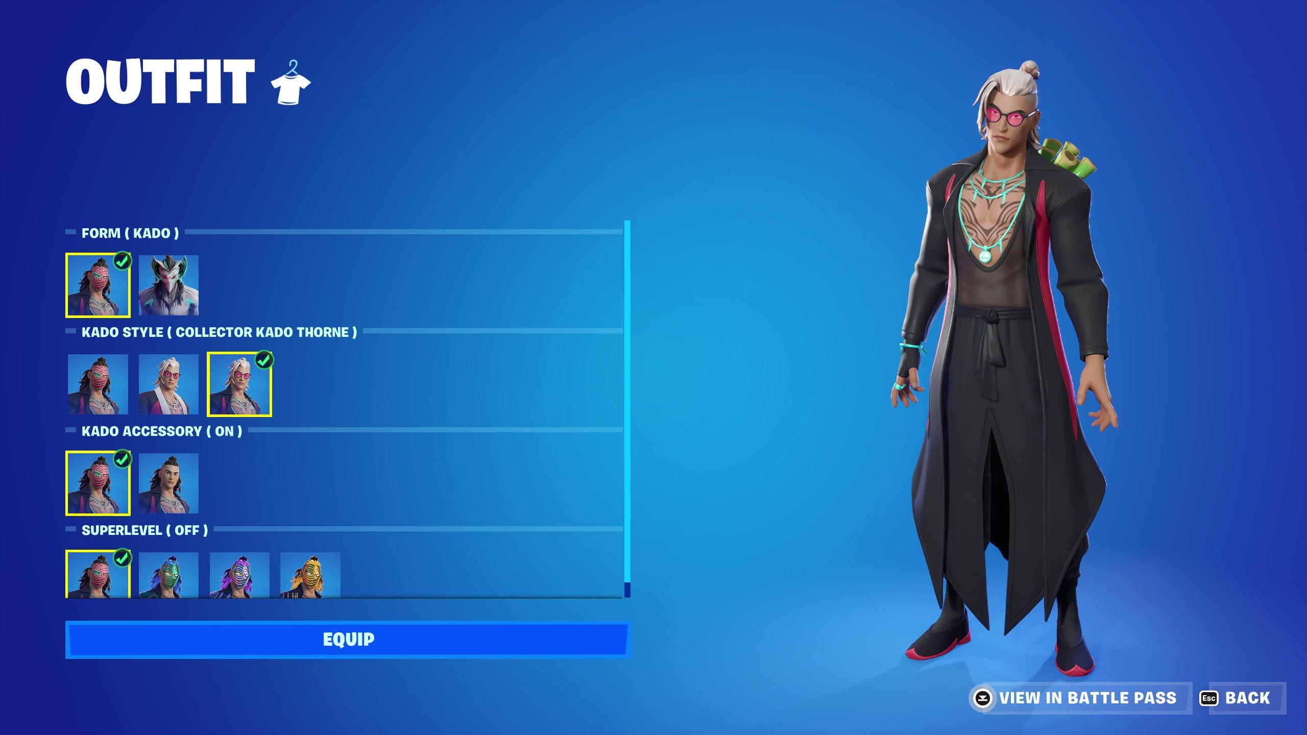 iFireMonkey is a weird bug with the Collector Kado Thorne variant in Fortnite right now. When using the variant with glasses enabled, the mouth animations completely break, not working