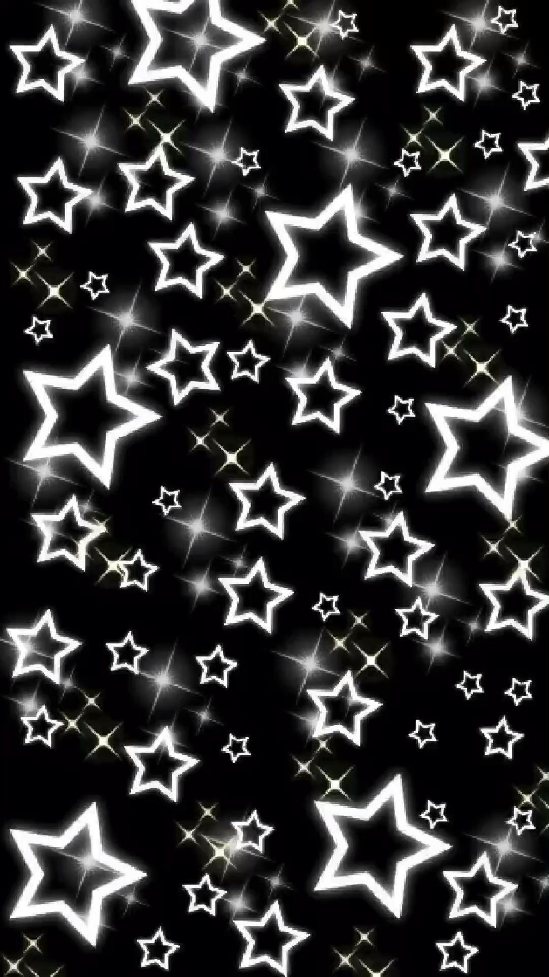 Cyber Y2k Star Fabric, Wallpaper and Home Decor