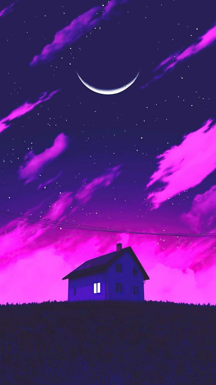 Magical Night iPhone Wallpaper. Best iphone wallpaper, iPhone wallpaper, Wallpaper background