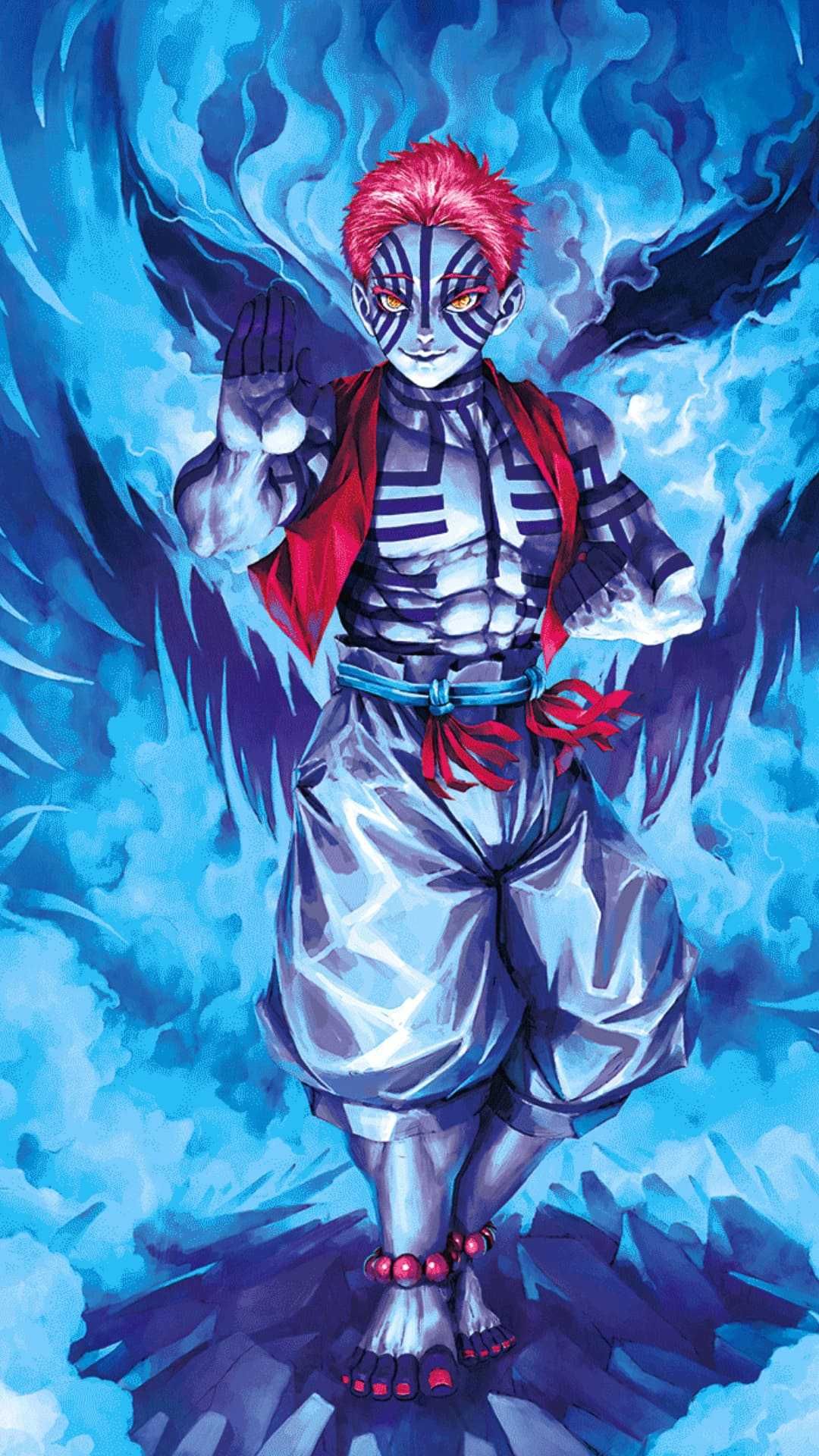 Akaza Wallpaper Discover more Akaza, Akaza Demon Slayer, Anime, Demon Slayer, Kimetsu no Yaiba wallpaper.. Demon king anime, Spiderman artwork, Demon