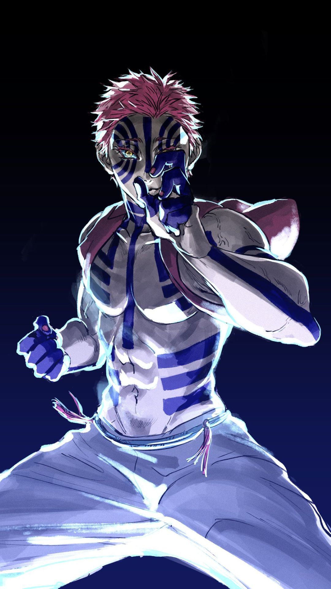 Akaza iPhone Wallpaper