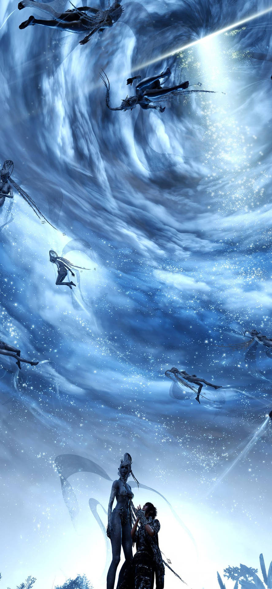 Download Enter a World of Magic with Final Fantasy on iPhone Wallpaper