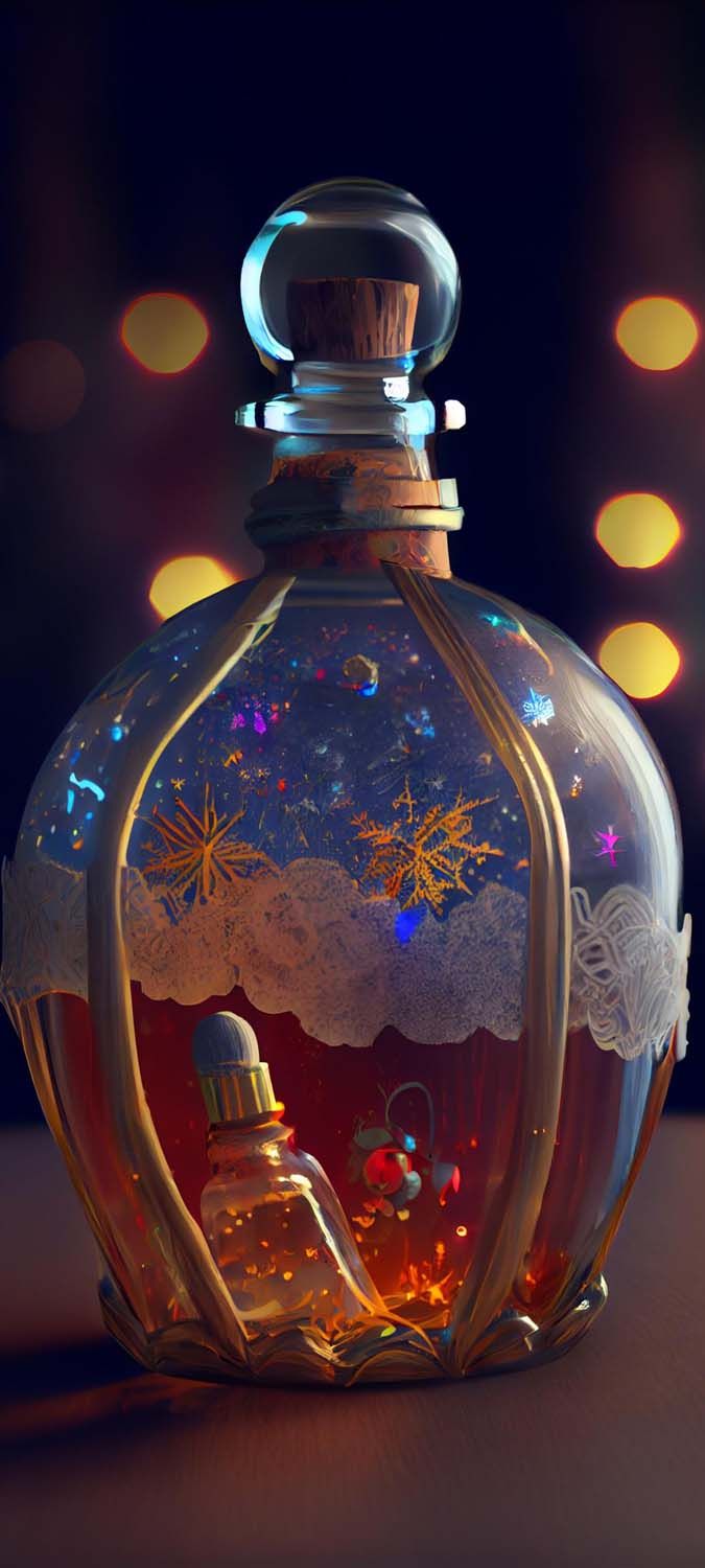 Magic In A Bottle IPhone Wallpaper HD Wallpaper, iPhone Wallpaper. iPhone wallpaper, iPad wallpaper, Wallpaper