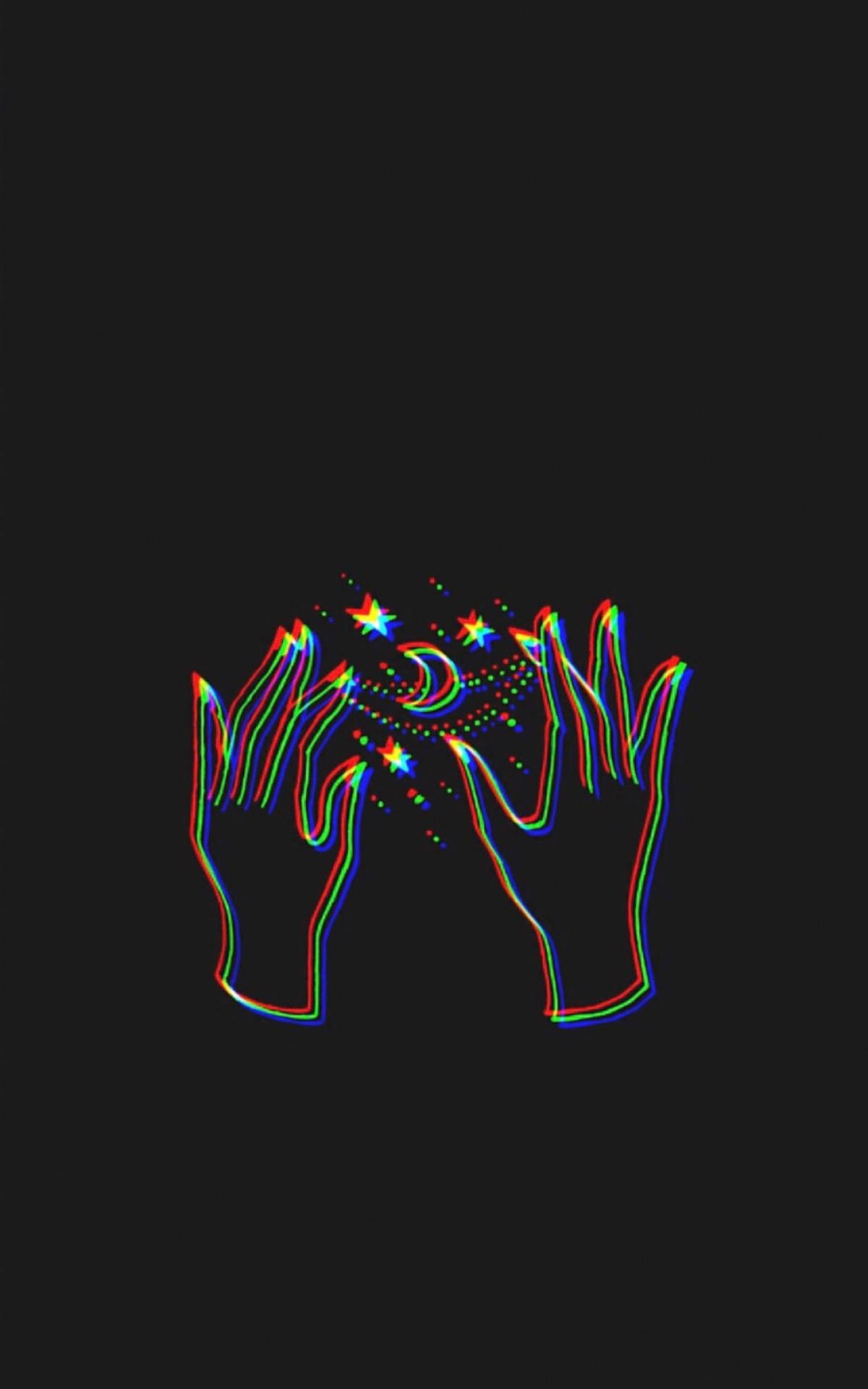 Download iPhone Aesthetic Magical Hands Wallpaper