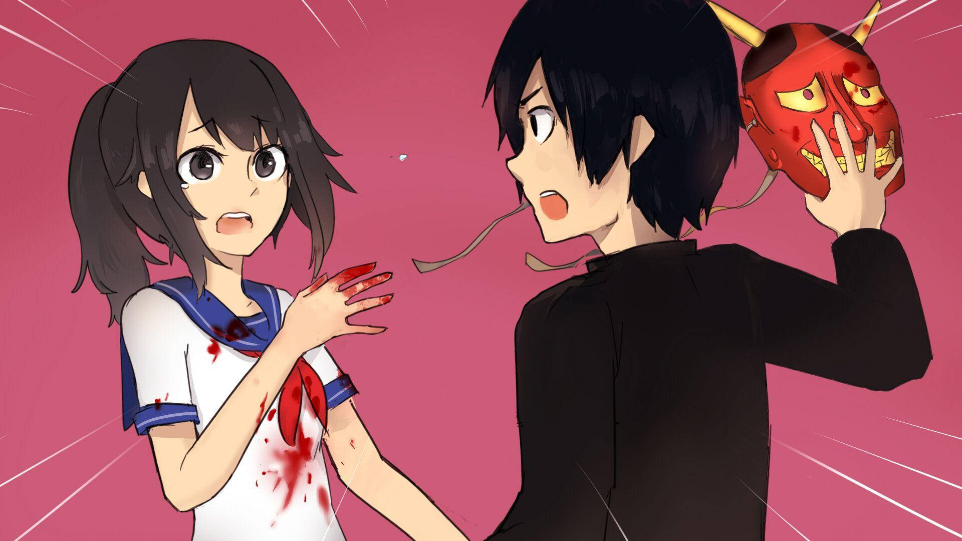Download Unmasking Ayano Aishi Yandere Simulator Wallpaper