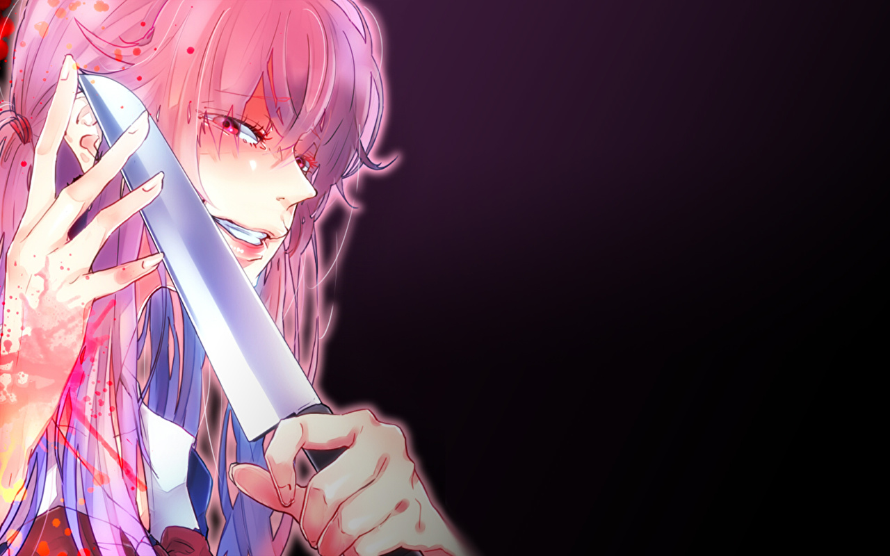 Wallpaper Future Diary guys Anime
