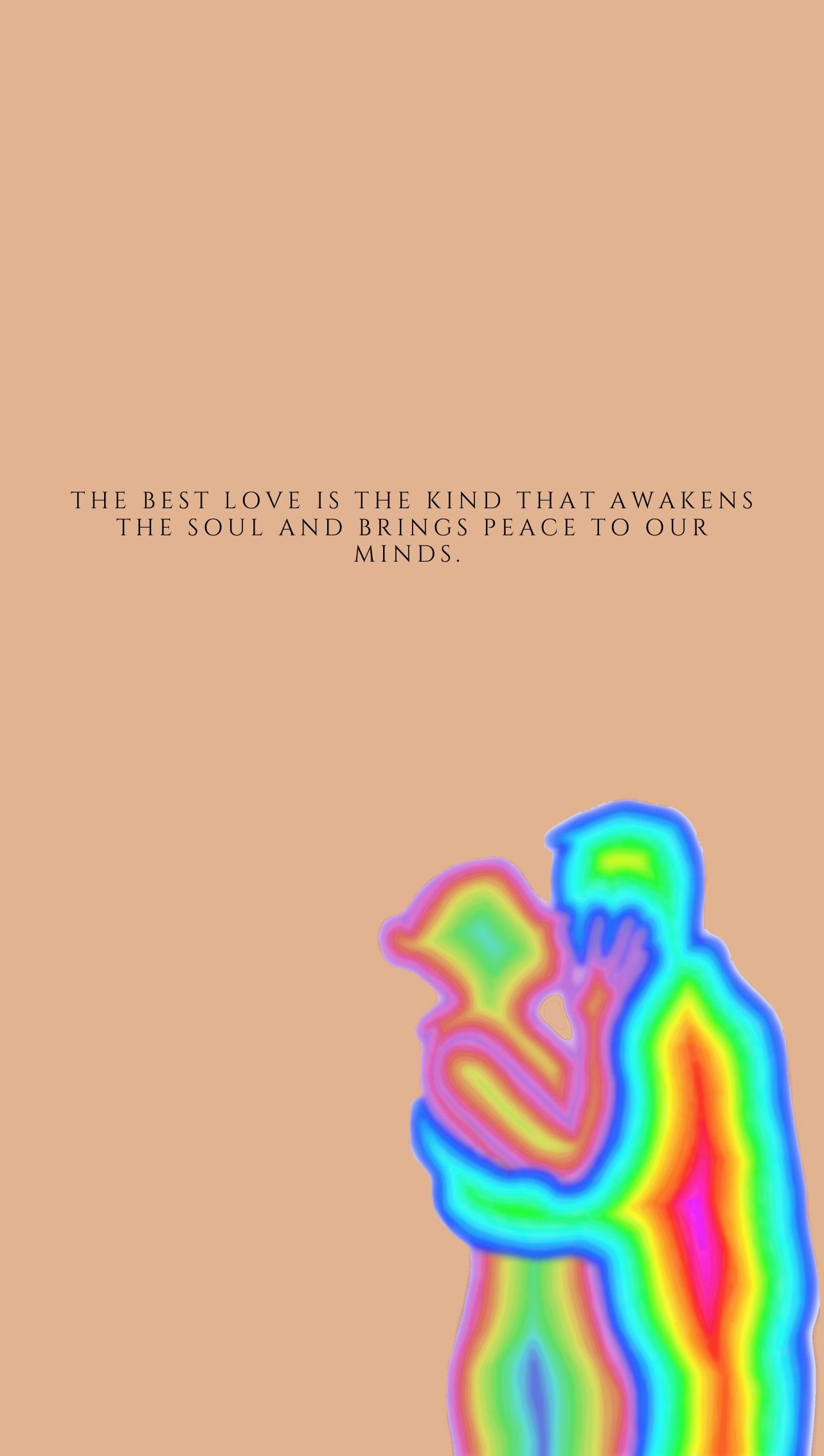 In love. Spiritual wallpaper, Twin flame art, Soul ties