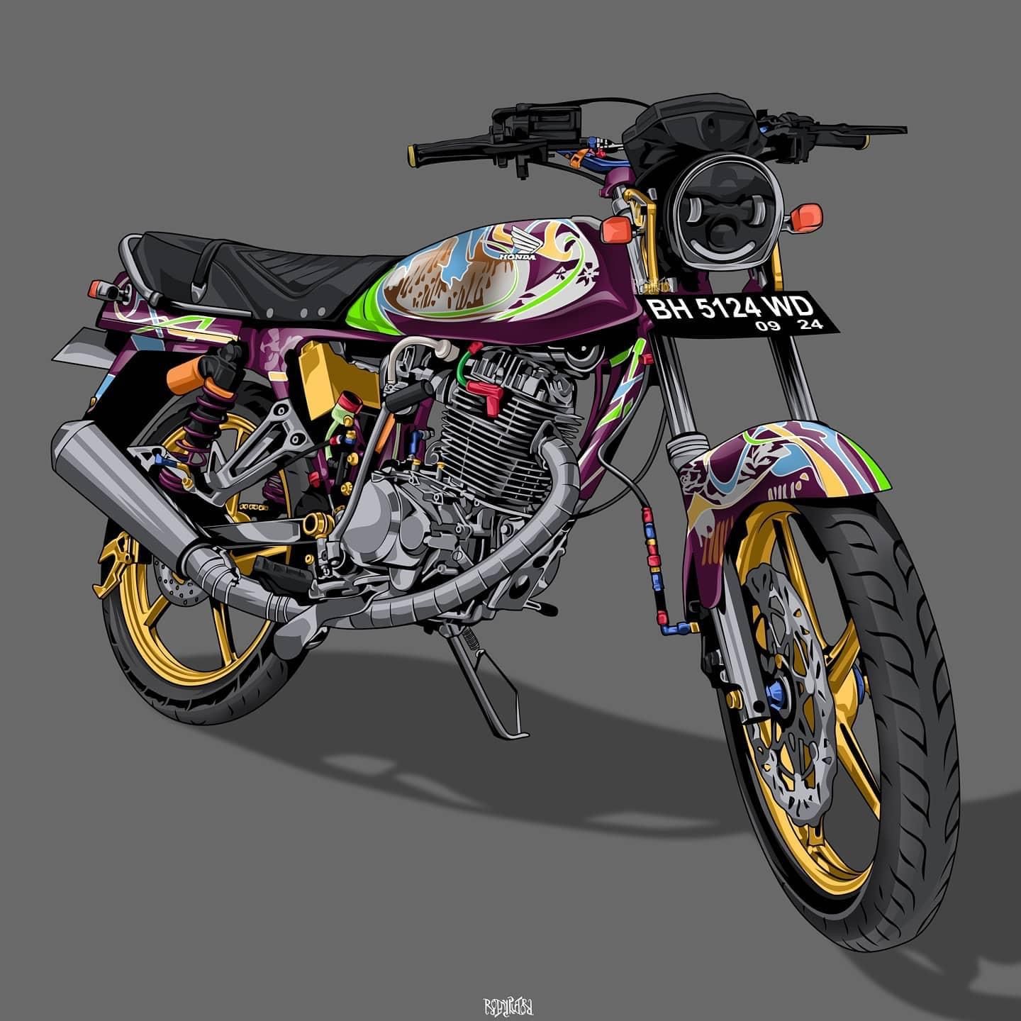 3D 영감. Mobil klasik, Desain sepeda motor, Sepeda