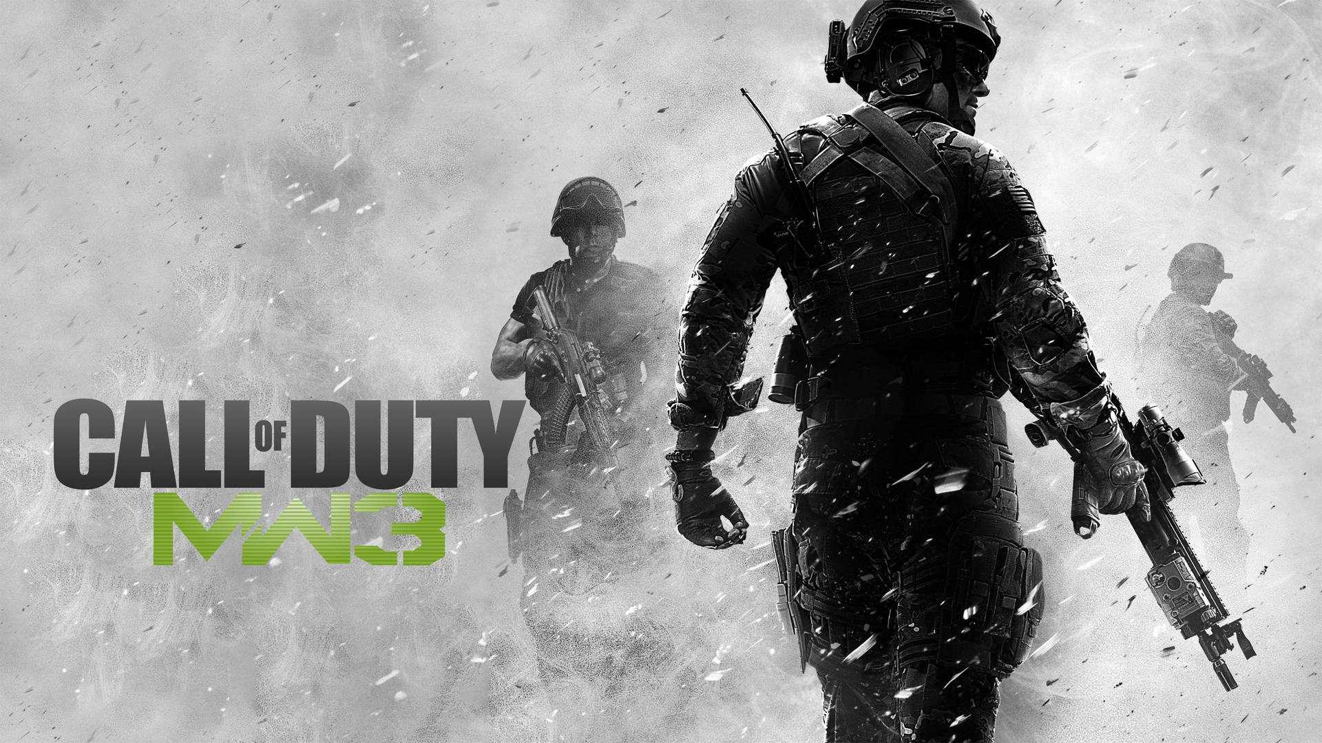 Download Call Of Duty Modern Warfare 3 Monochrome Wallpaper