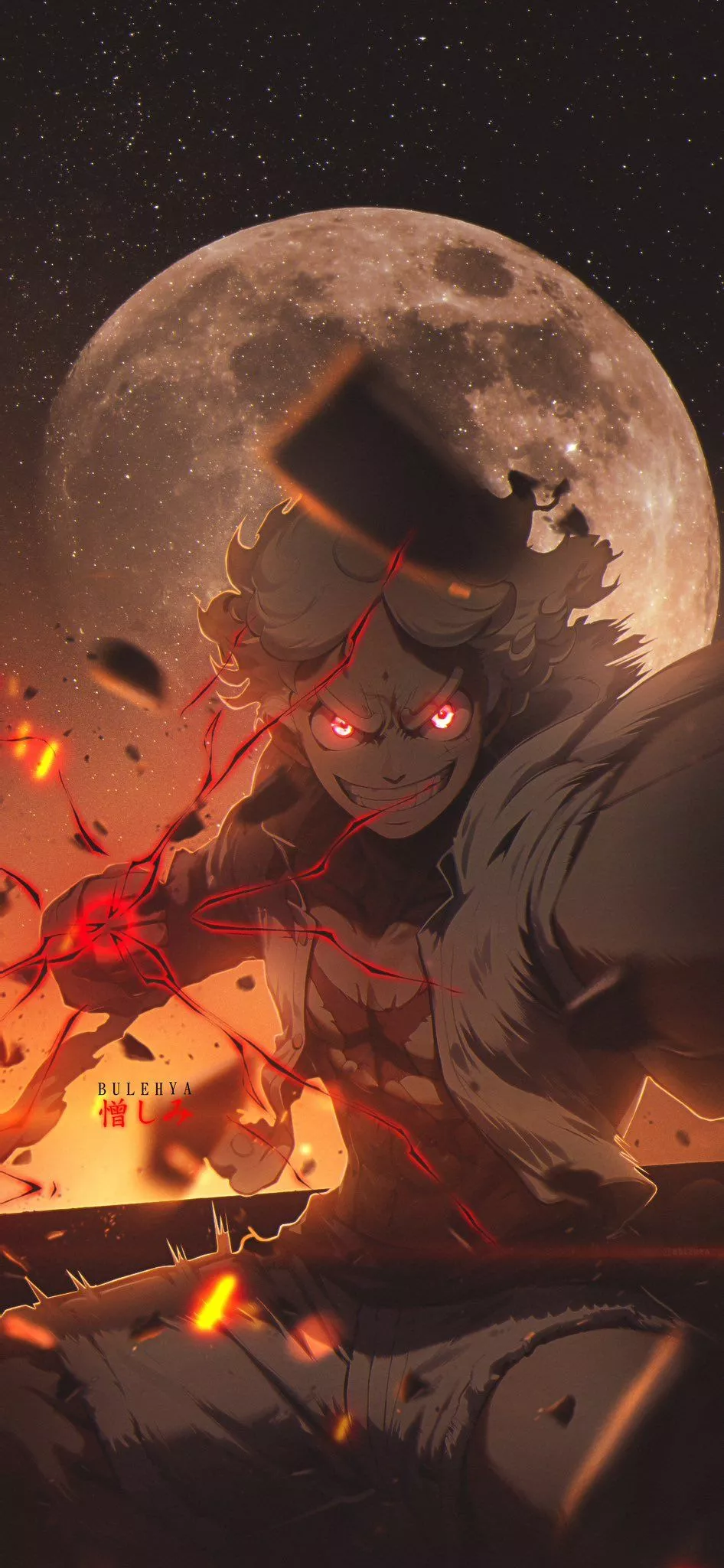 Bulehya Gear 5 Wallpaper #onepiece #gear5 #ルフィ