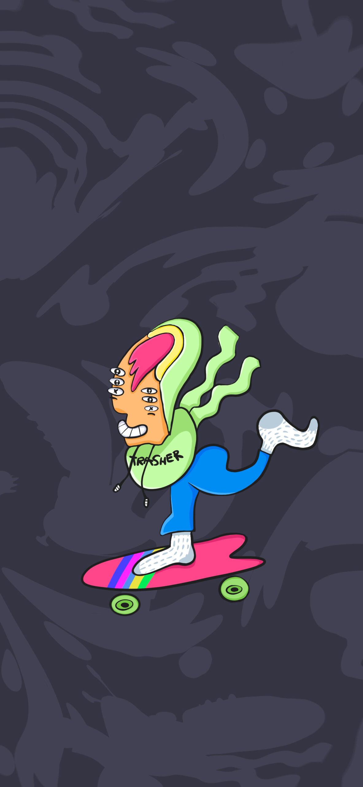 Funny Skateboard Wallpaper