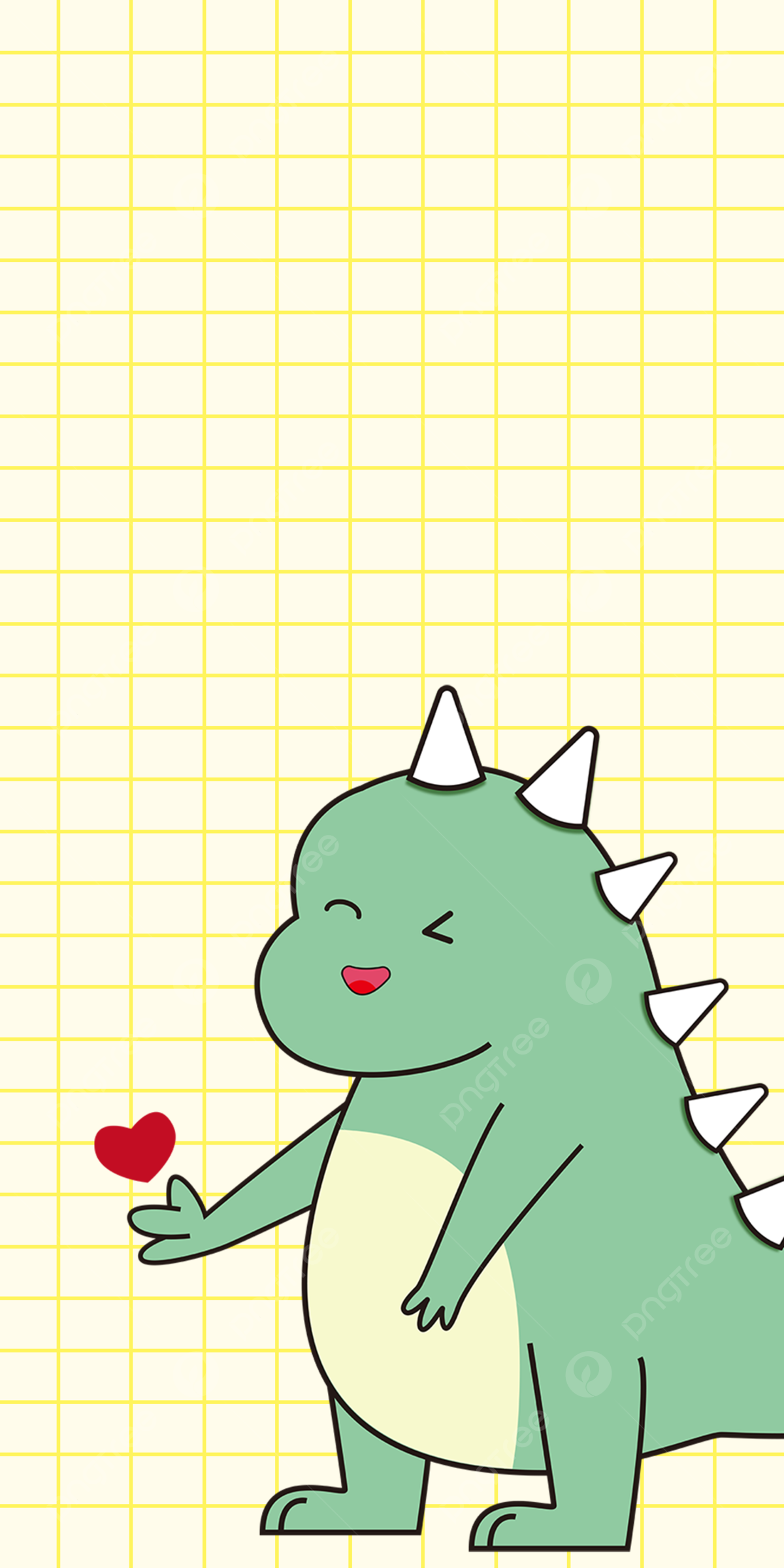 Dinosaur Cartoon Mobile Wallpaper Cute Background Wallpaper Image For Free Download