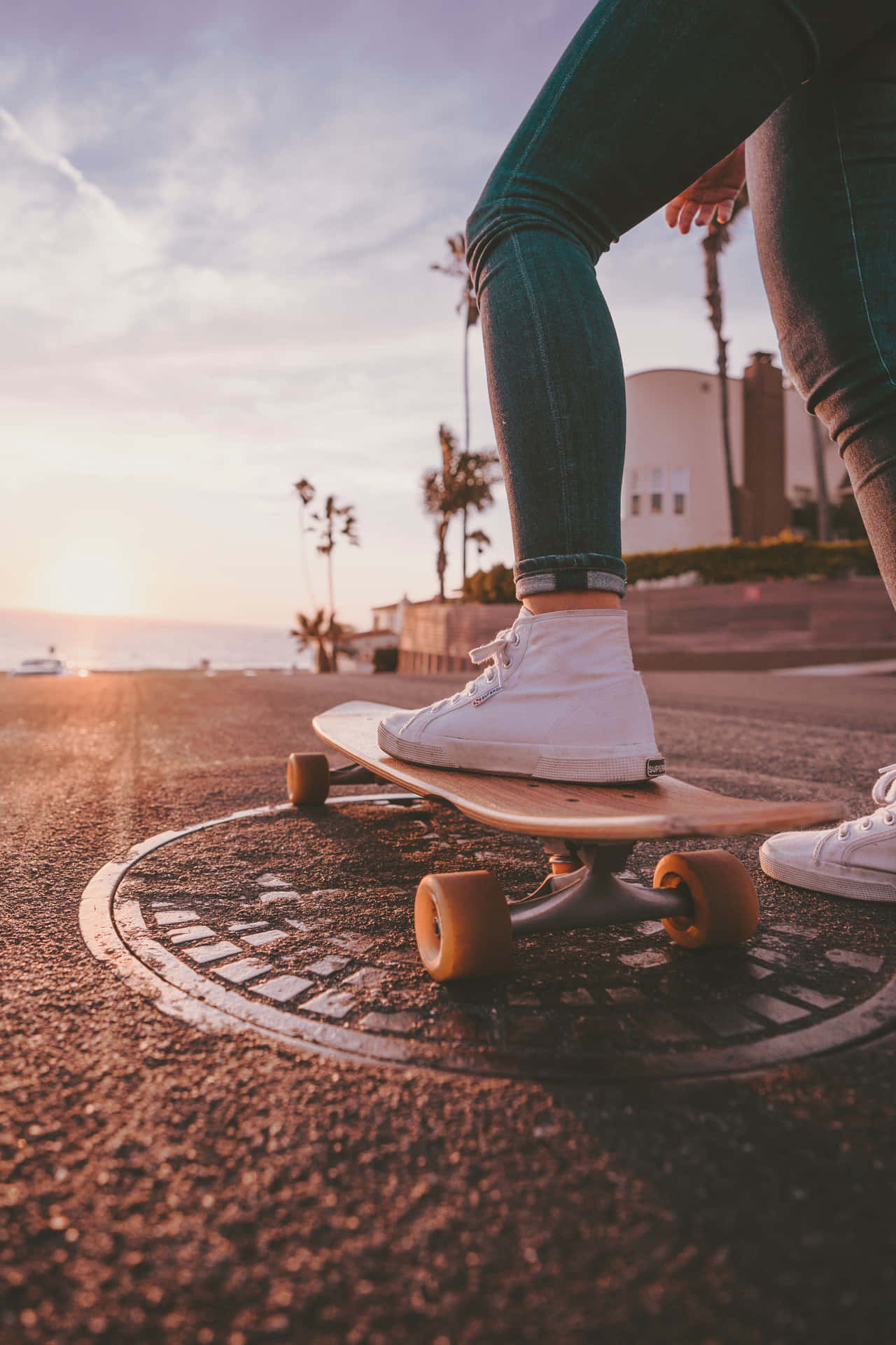 Skater Girl Aesthetic Wallpaper