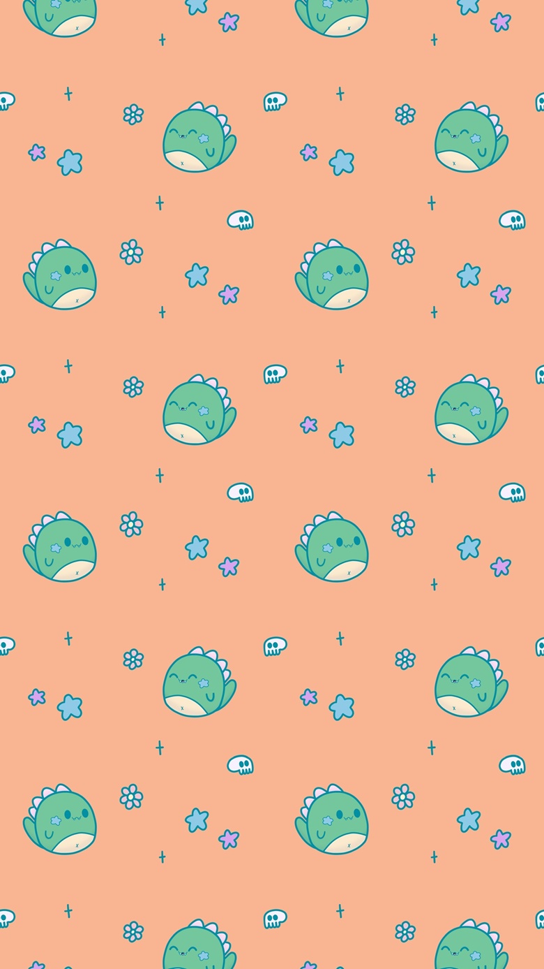 HD Chubby Dino Phone Wallpaper Inspired Dinosaur Phone Wallpaper Clouds Art's Ko Fi Shop Fi ❤️ Where Creators Get Support From Fans Through Donations, Memberships, Shop Sales And