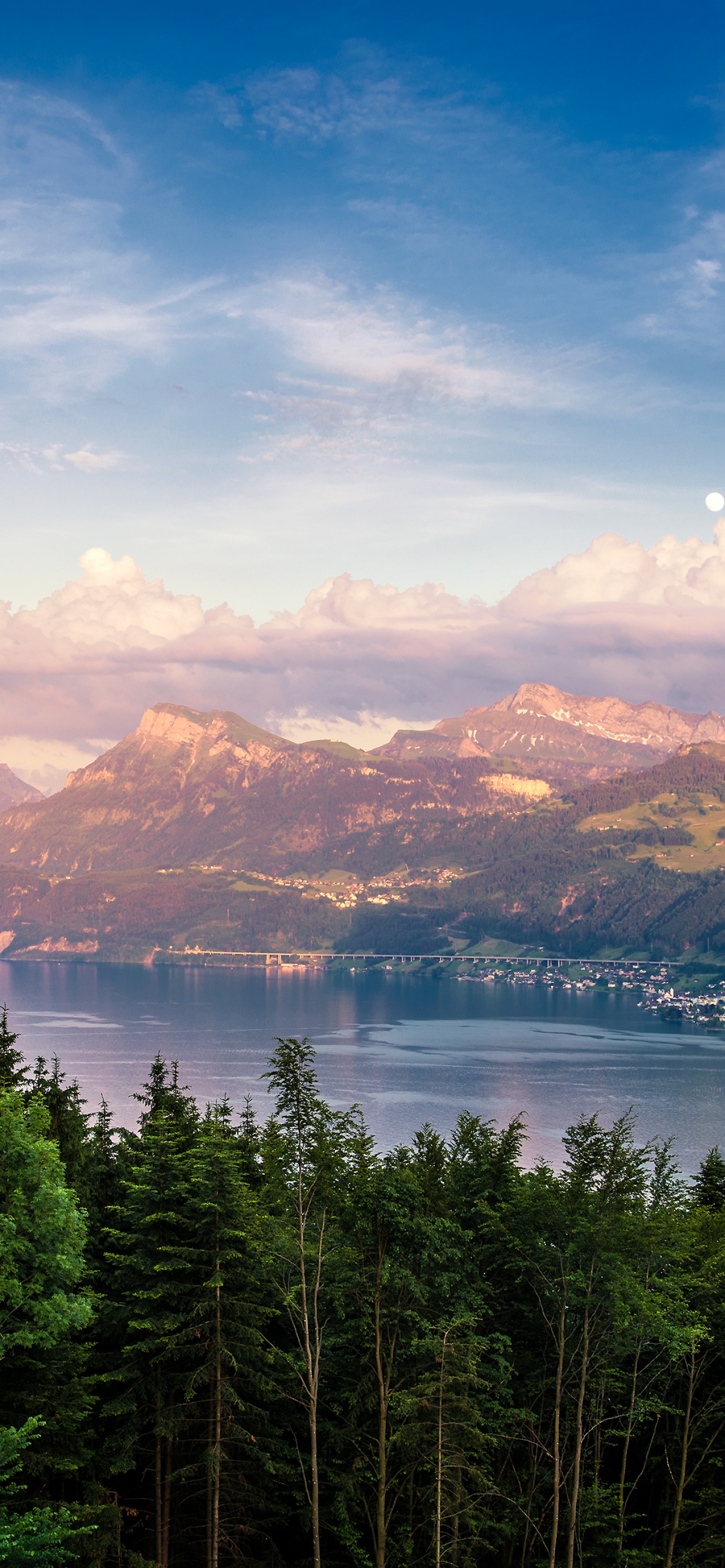 Lake Zurich Wallpaper 4K, Switzerland, Landscape