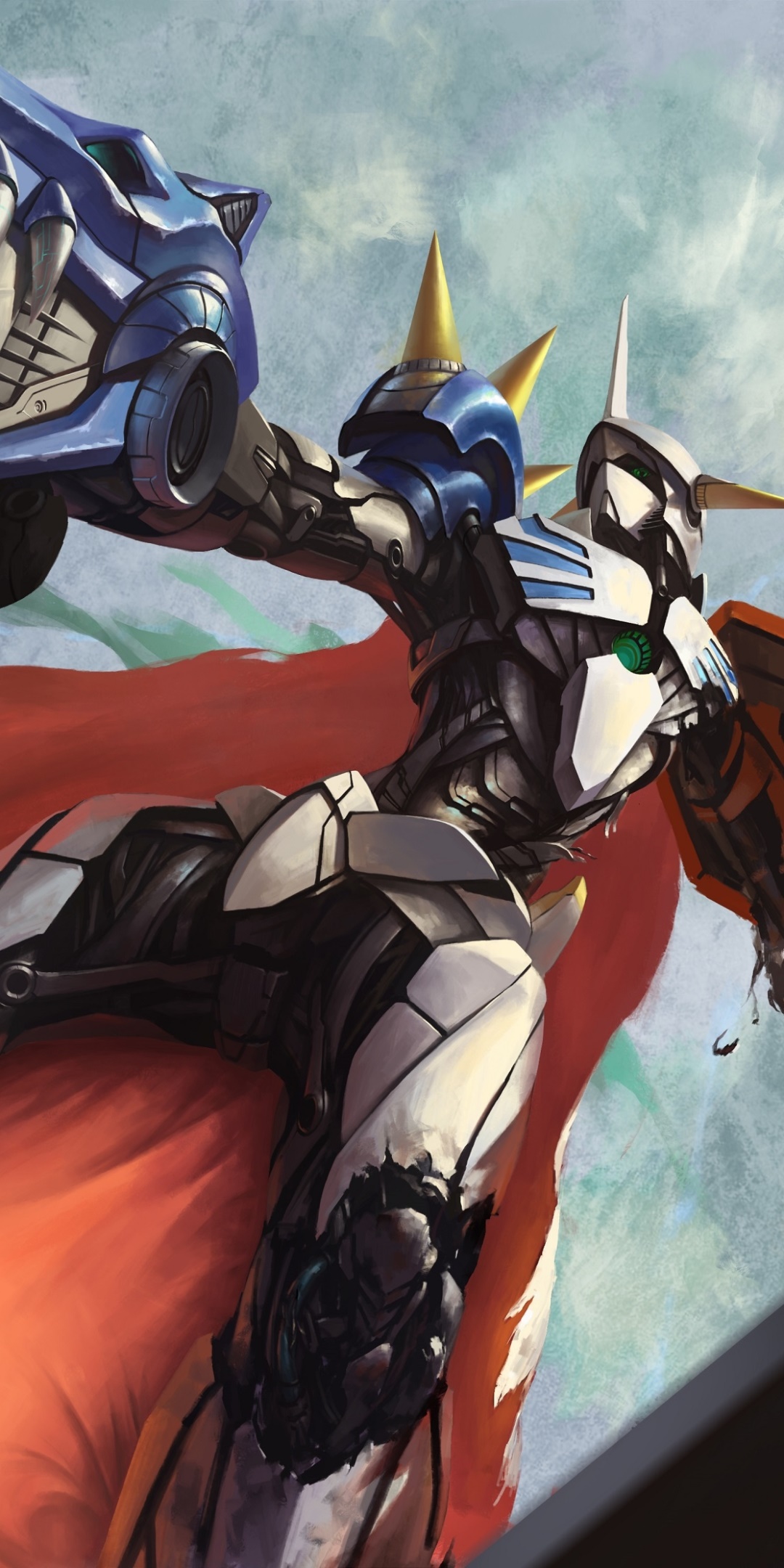 Wallpaper / Anime Digimon, Robot, 1080x2160 Phone Wallpaper