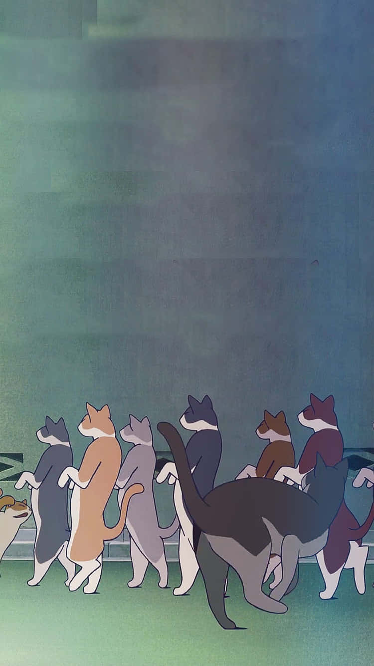 Download A Charming Adventure with The Cat Returns Wallpaper