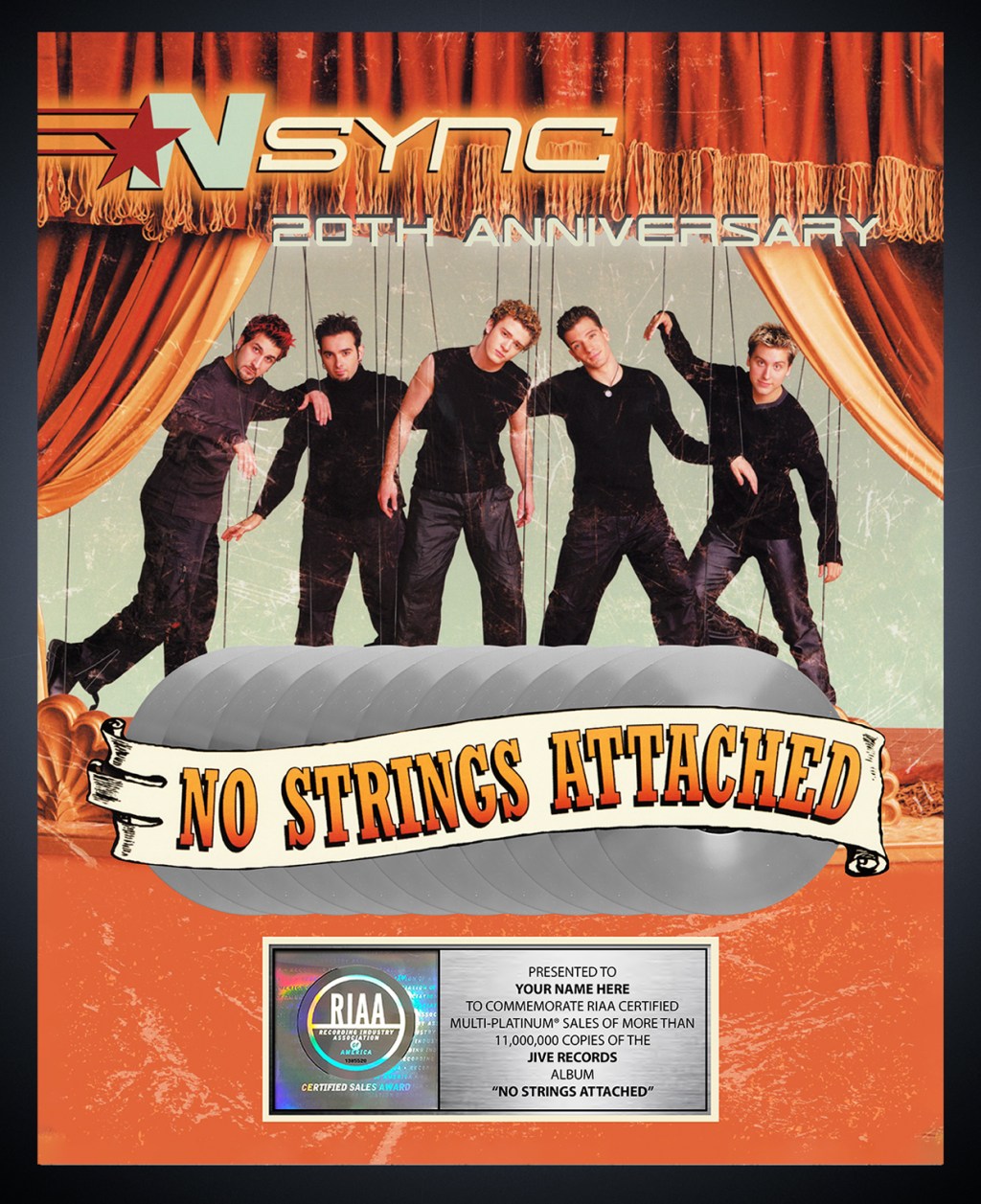 NSYNC Announce 'No Strings Attached' 20th Anniversary Merch Line: Exclusive