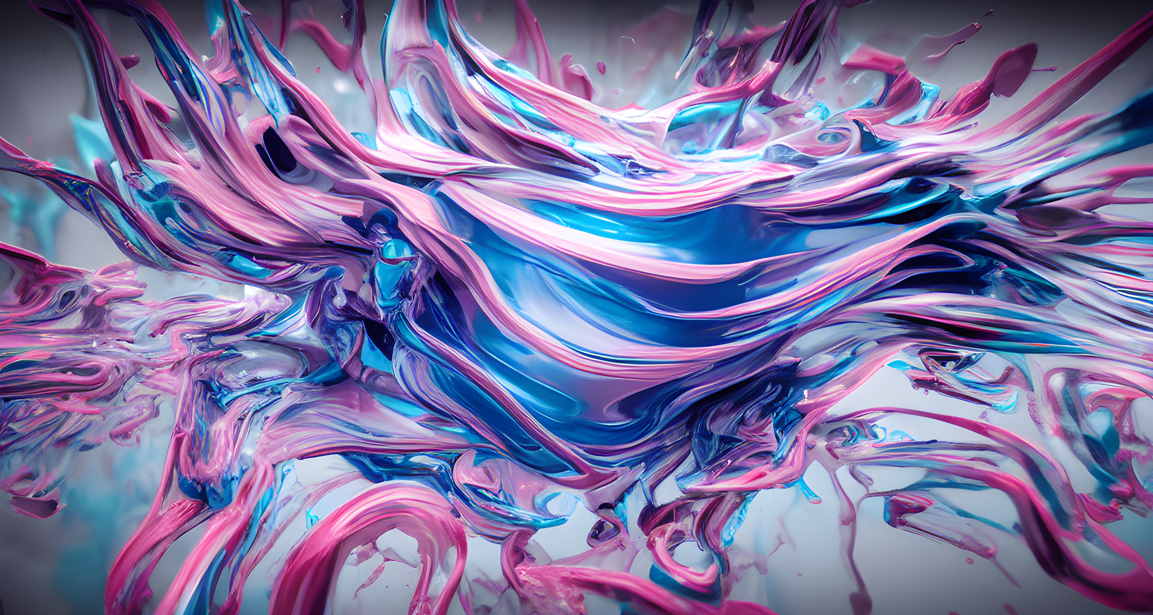 Stable Diffusion is really good at abstract wallpaper style art. Go figure