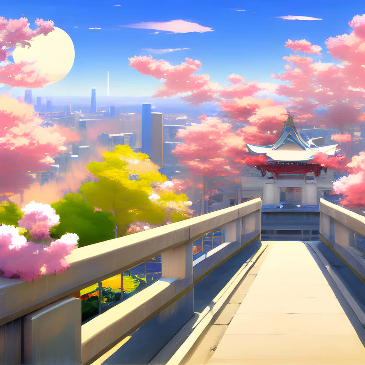 Download Anime Park Stable Diffusion AI Background