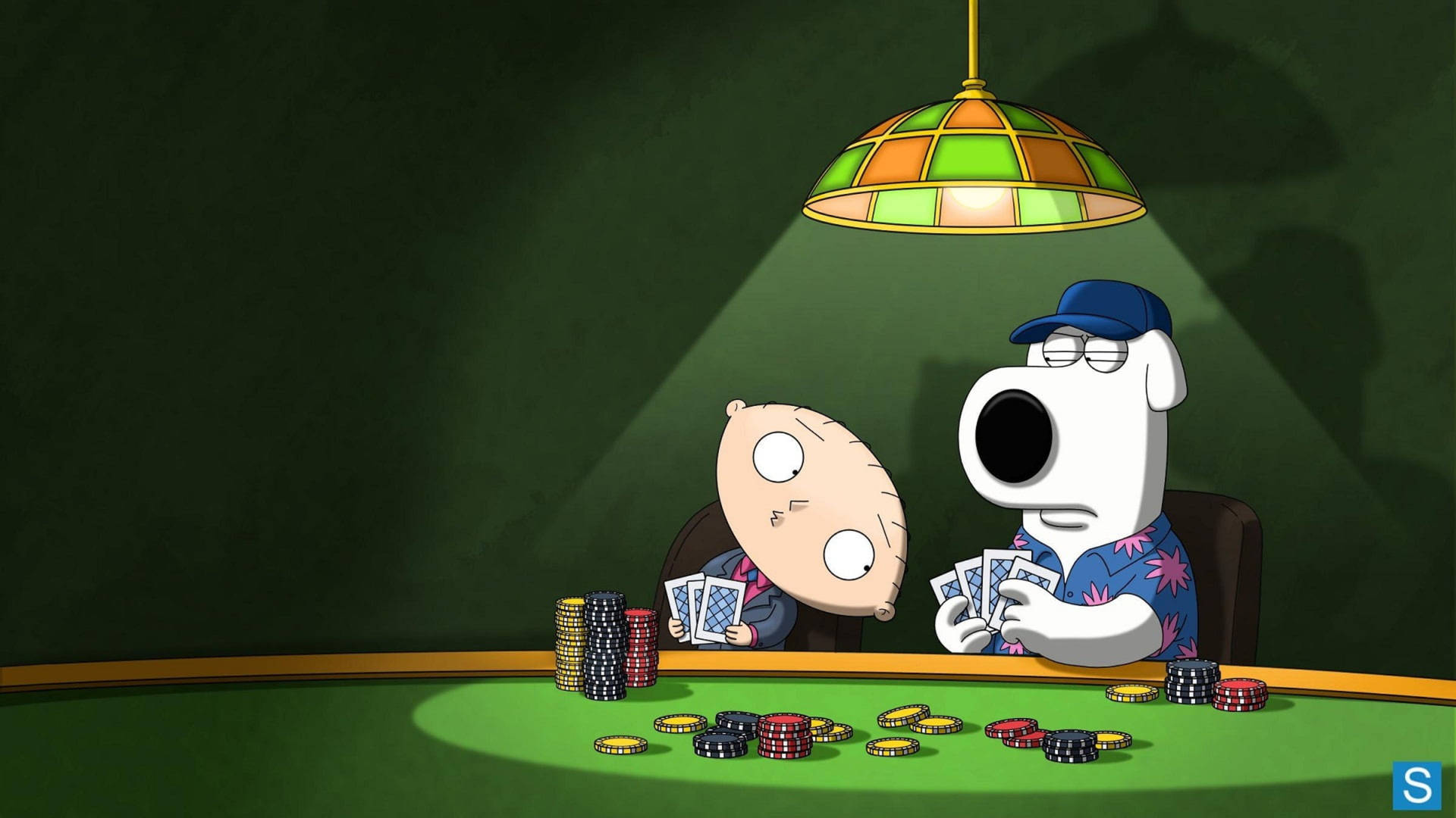 Download Family Guy Stewie And Brian Cards Wallpaper
