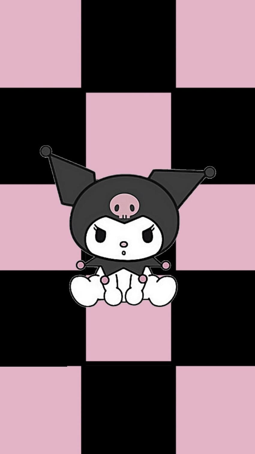 Kuromi Wallpaper Discover more Cute, Desktop, iPhone, my melody, purple wallpaper.. iPhone wallpaper for guys, My melody wallpaper, Heart wallpaper