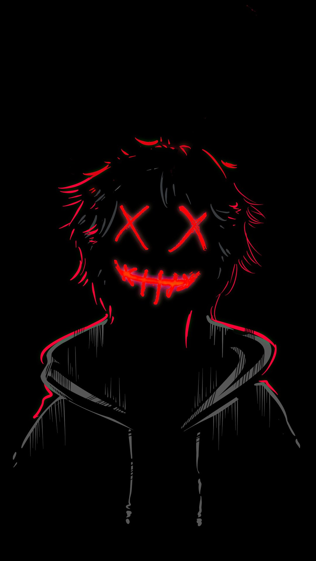 Neon anime boy Wallpaper Download