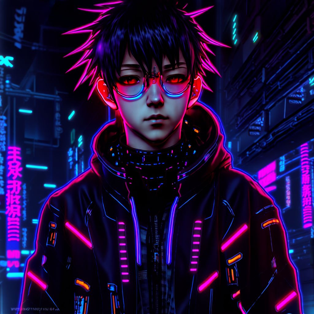 Neon Anime Boy Wallpapers Wallpaper Cave, 48% OFF