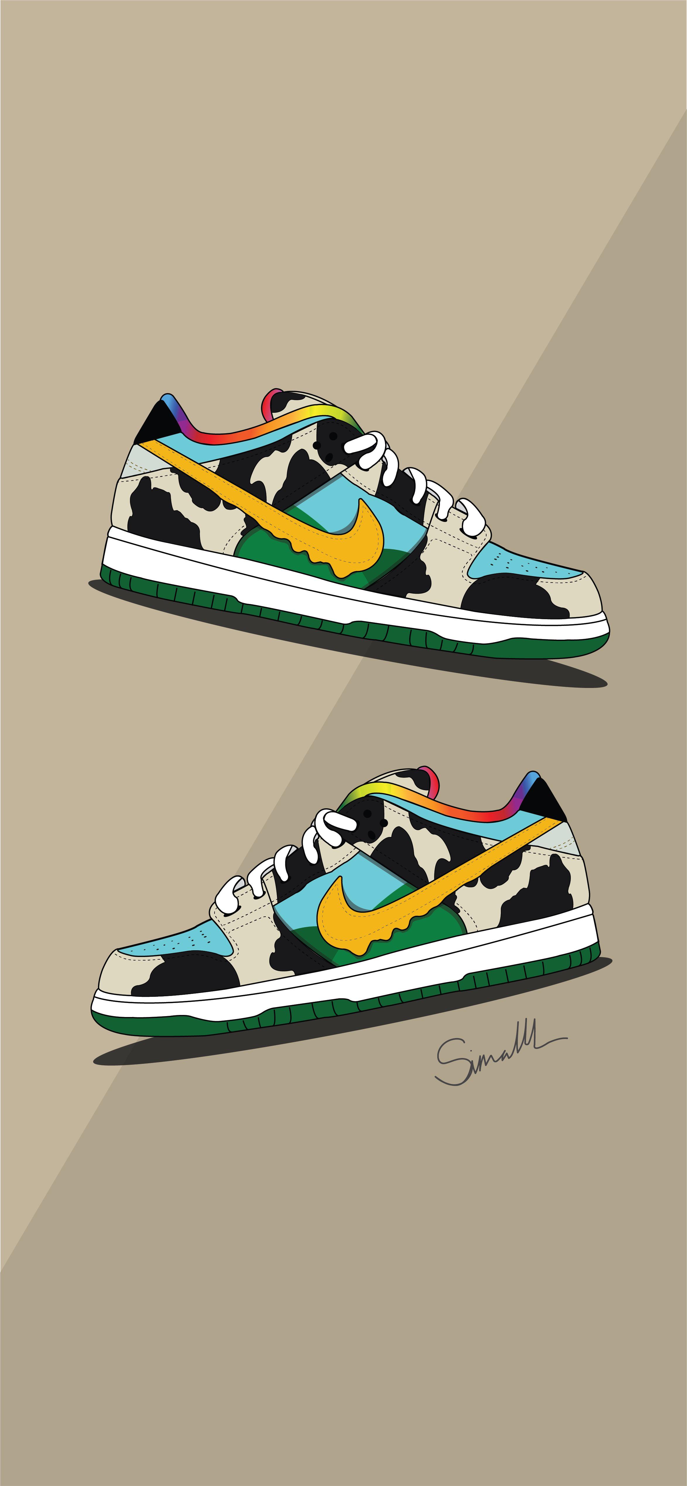 My latest Sneaker work: Dunk Low B&J