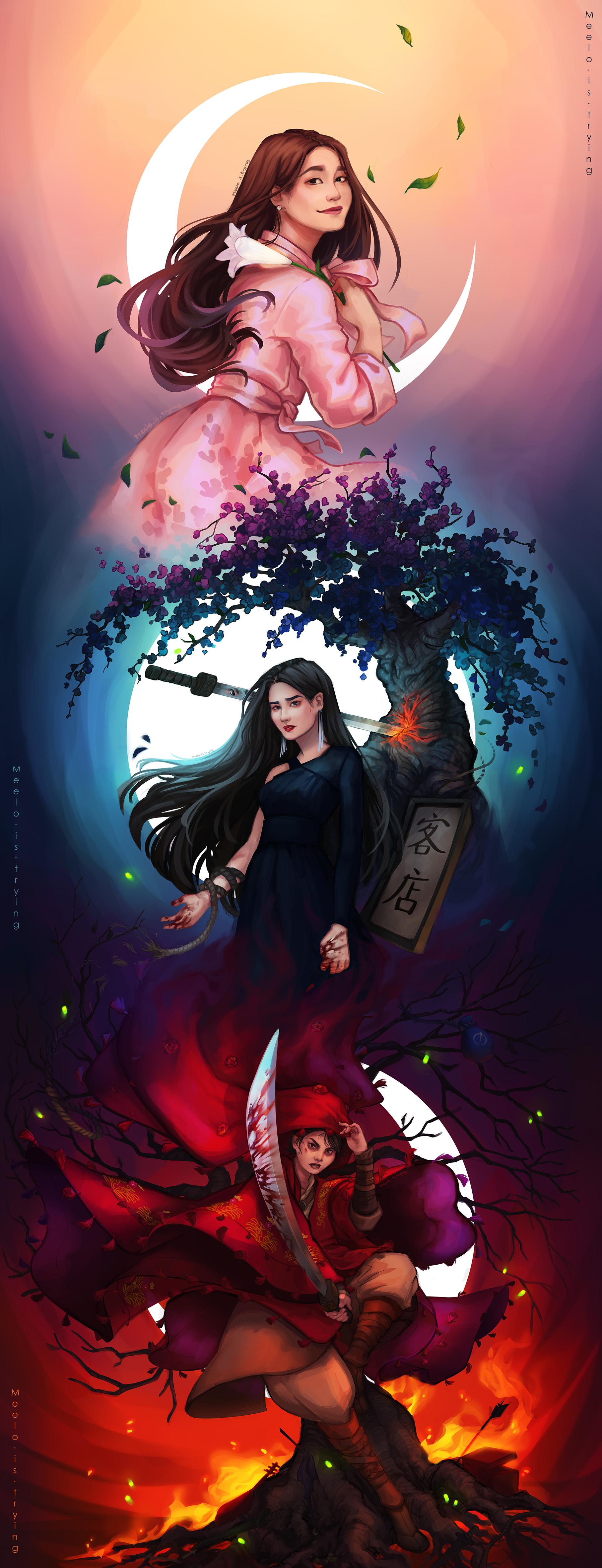 The Many Faces of Jang Man Wol Del Luna FANART