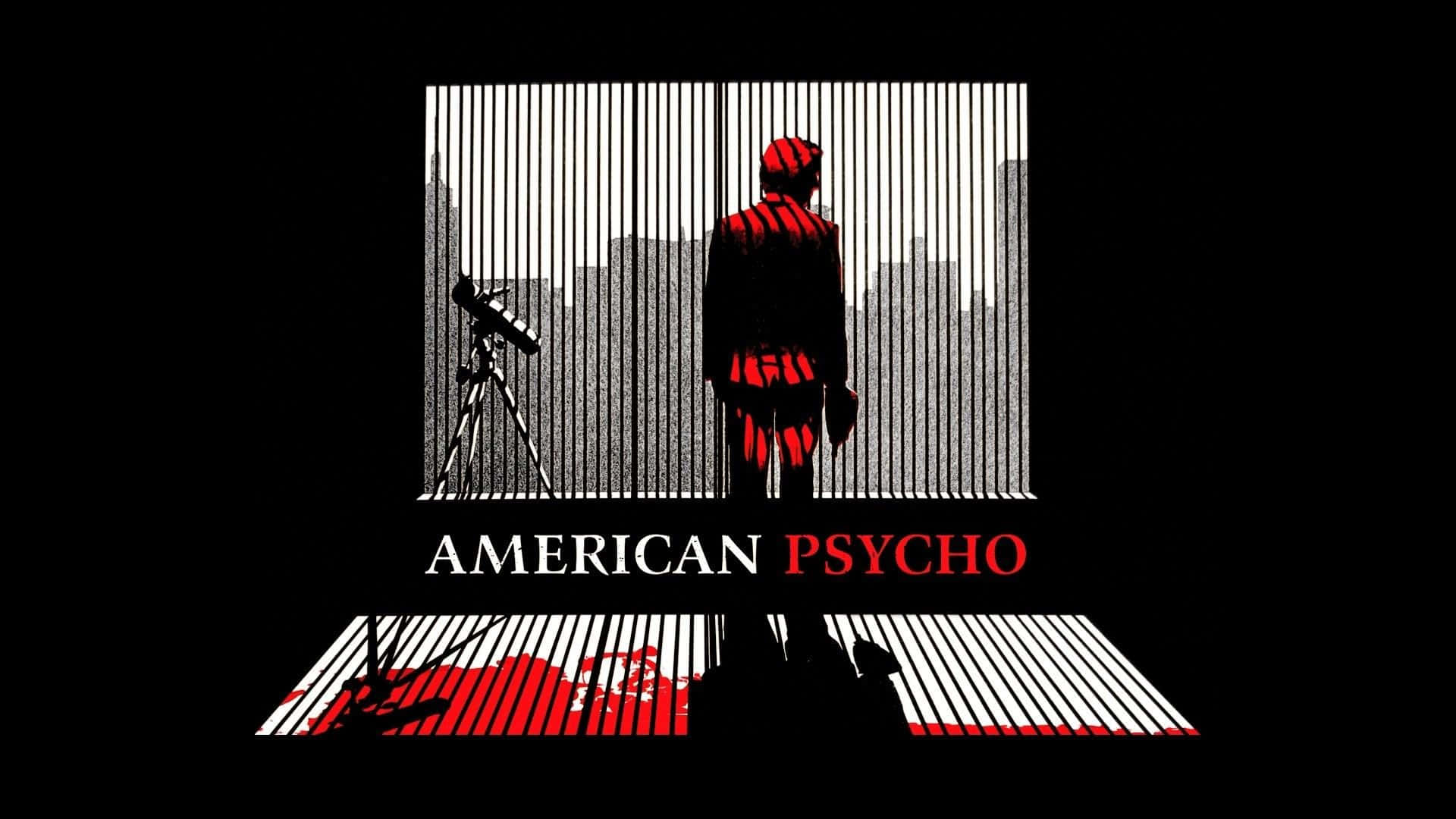 Download American Psycho Red Art HD Wallpaper