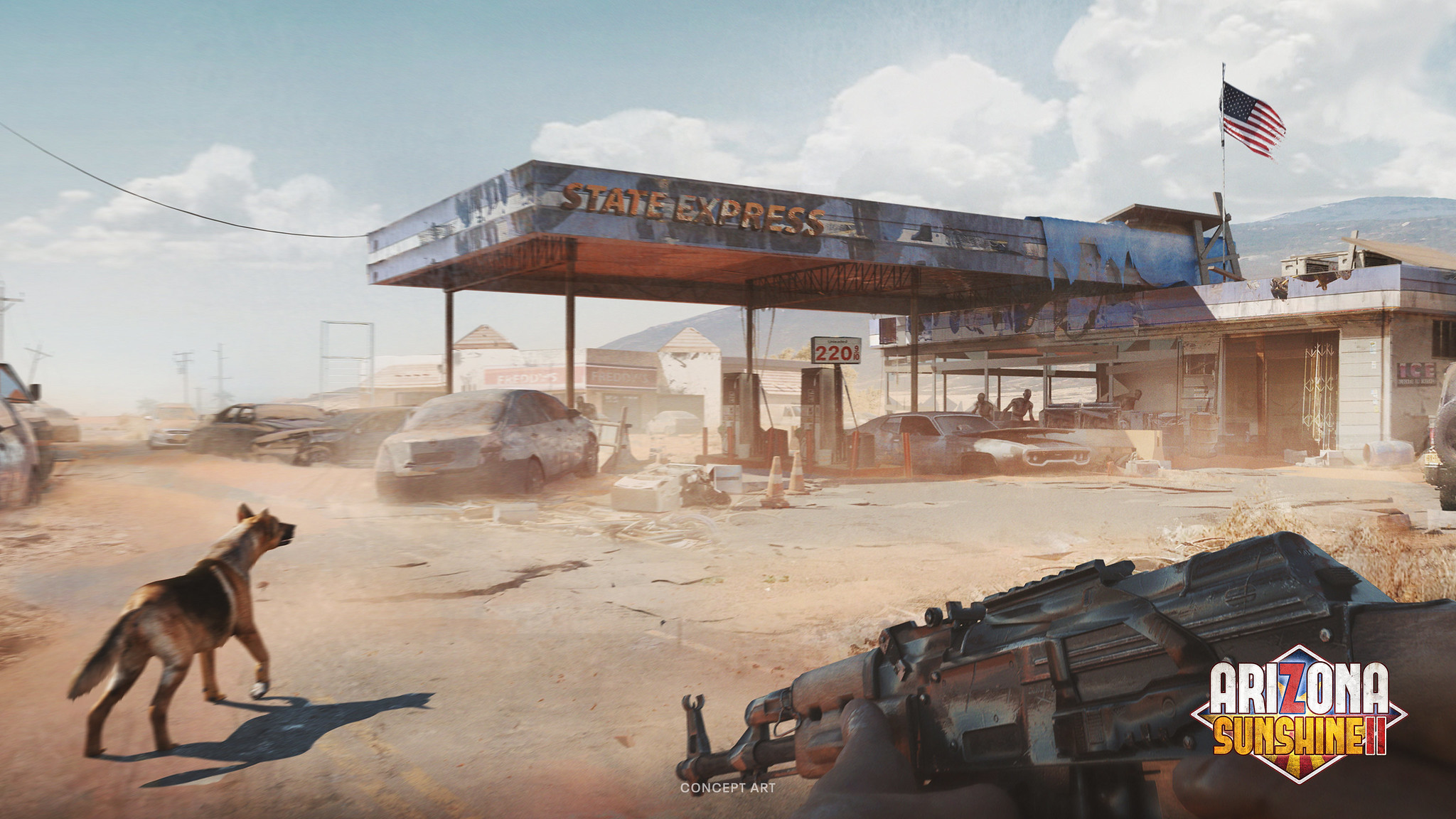 Concept image of Arizona Sunshine 2 are gorgeous, I hope the game comes close graphically. Beyond the fun, PSVR2 must also demonstrate technical quality