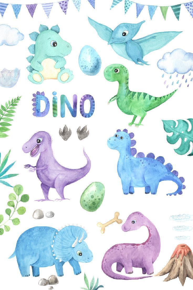 Cute Dinosaur Wallpaper