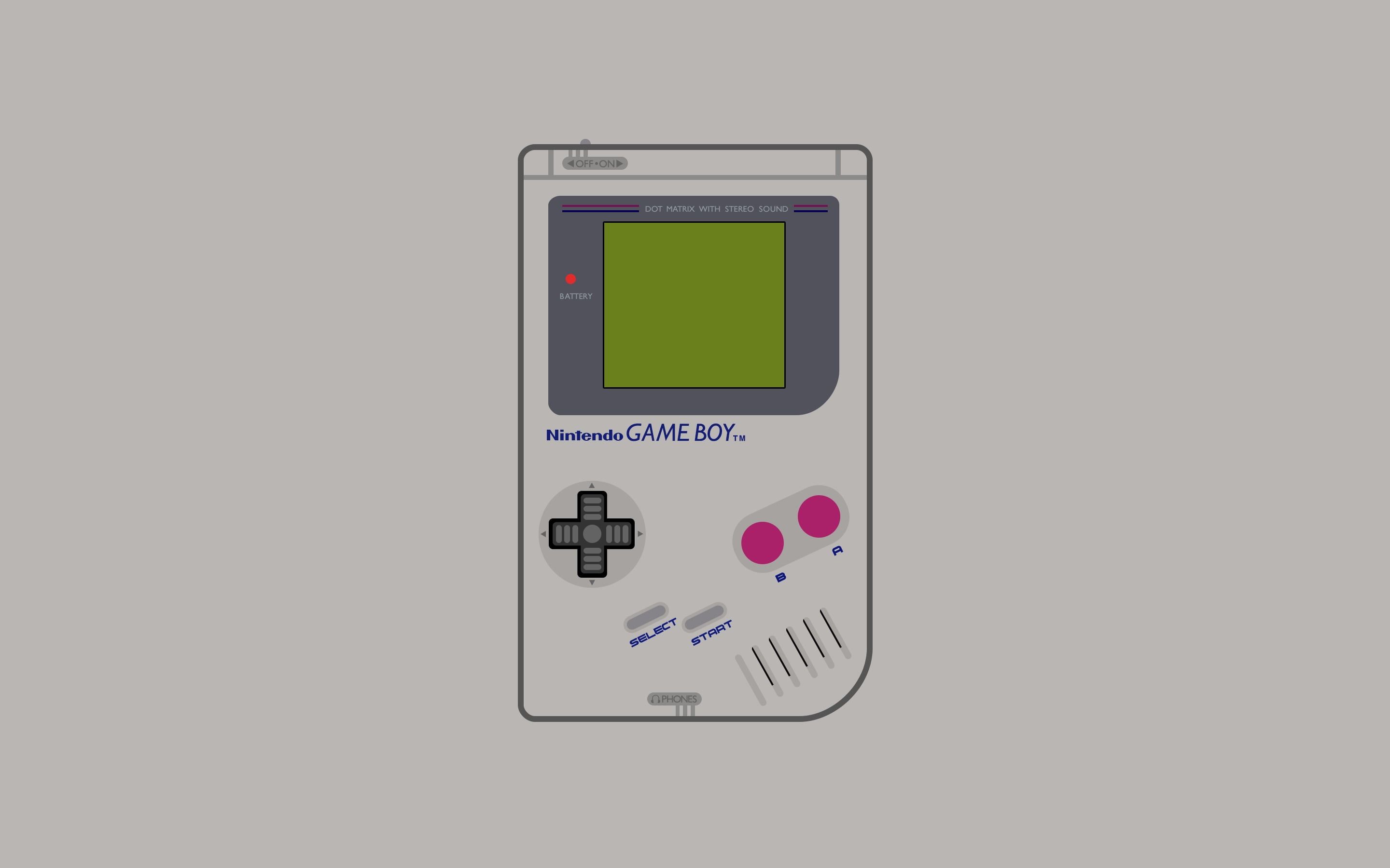 white Nintendo Gameboy toy #GameBoy #consoles video games #minimalism #Nintendo K #wallpaper #hdwallpaper #desktop