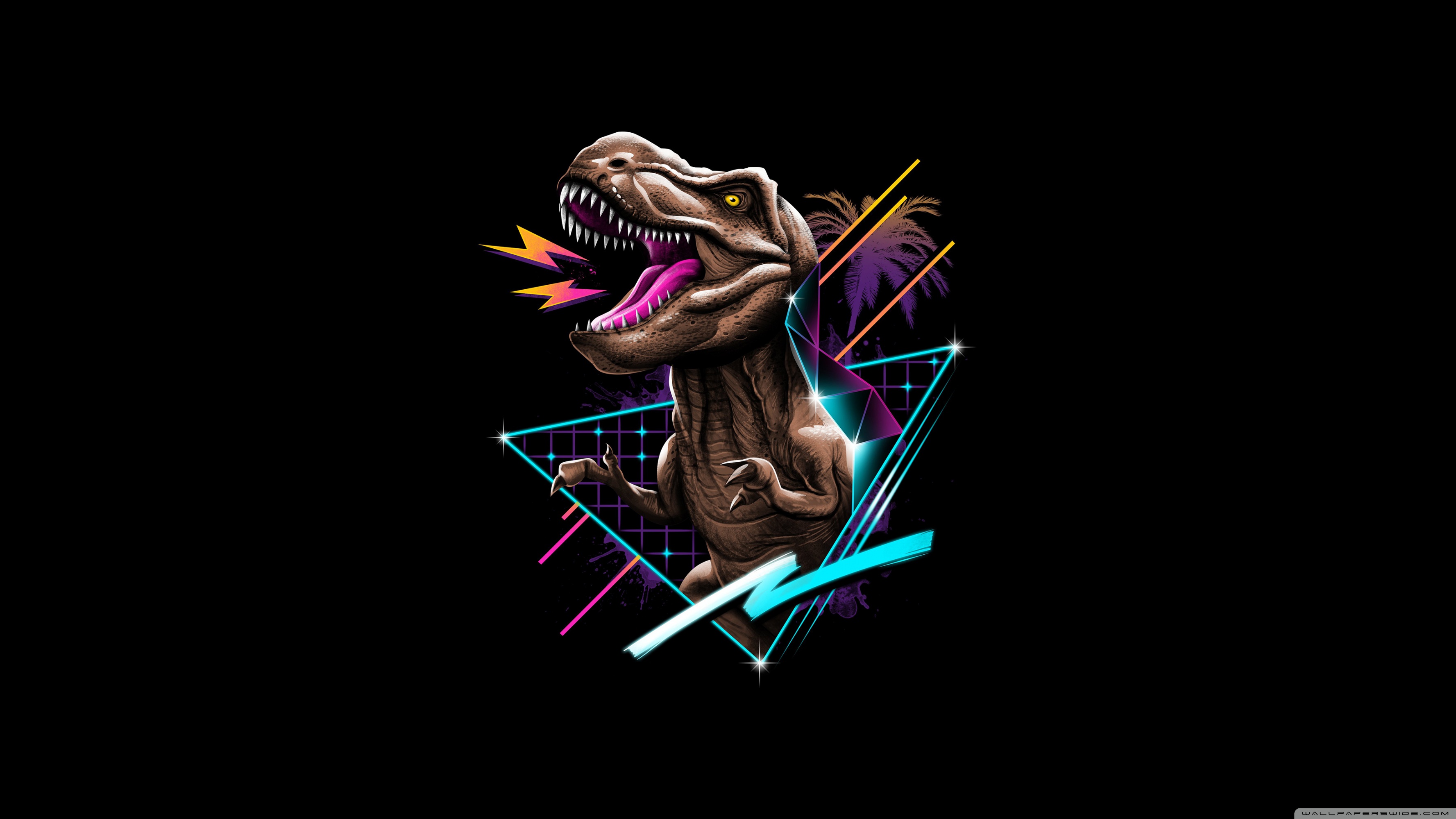 T Rex Dinosaur Ultra HD Desktop Background Wallpaper For 4K UHD TV, Widescreen & UltraWide Desktop & Laptop, Multi Display, Dual Monitor, Tablet