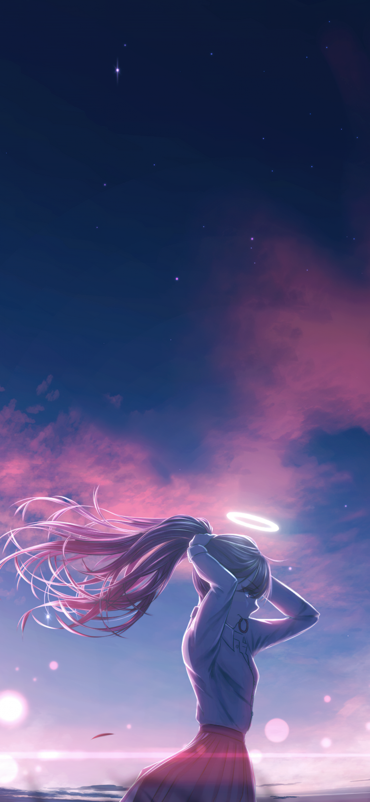 Original Wallpaper 4K, Anime girl, Dream