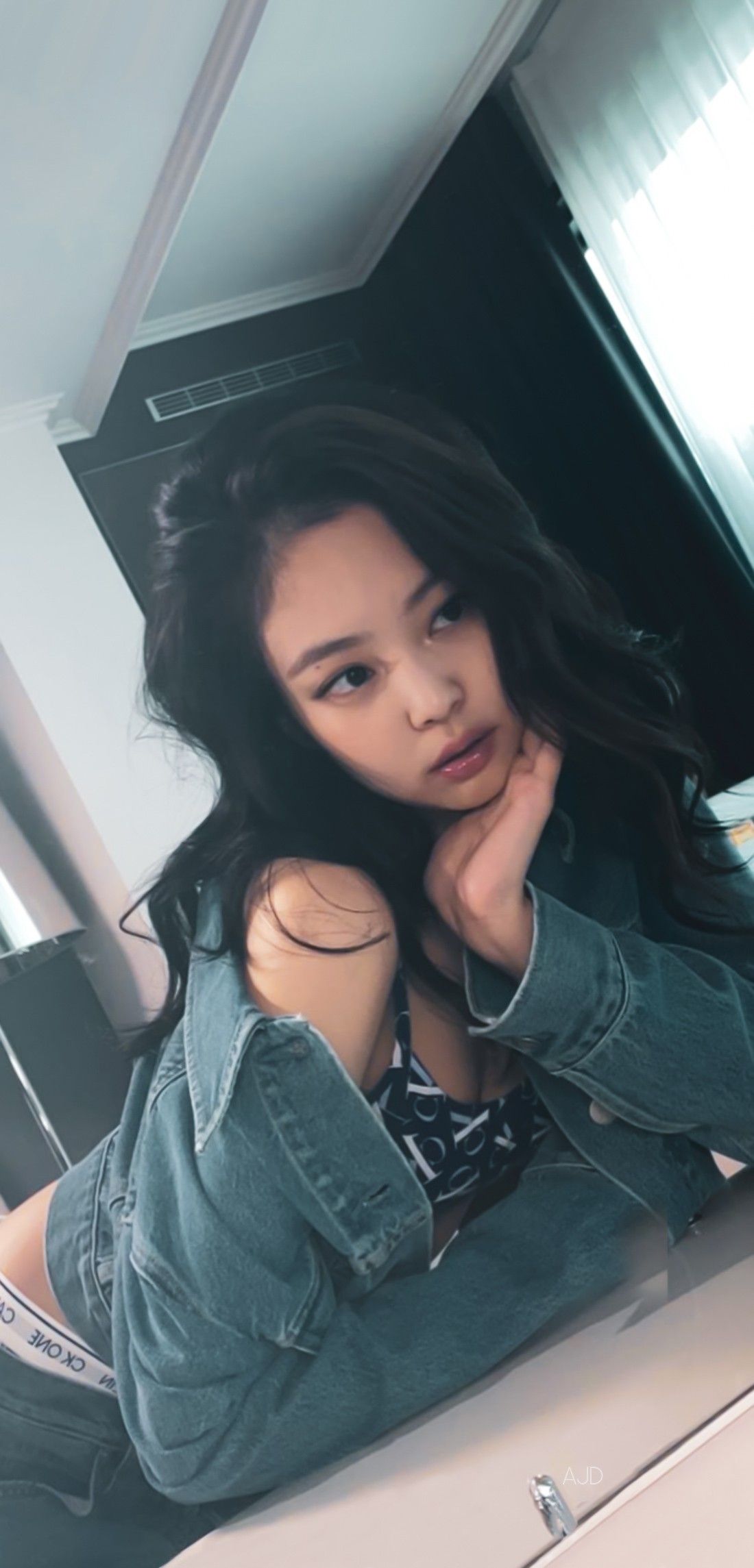 Blackpink jennie phone wallpaper. Blackpink jennie, Blackpink, Calvin klein wallpaper