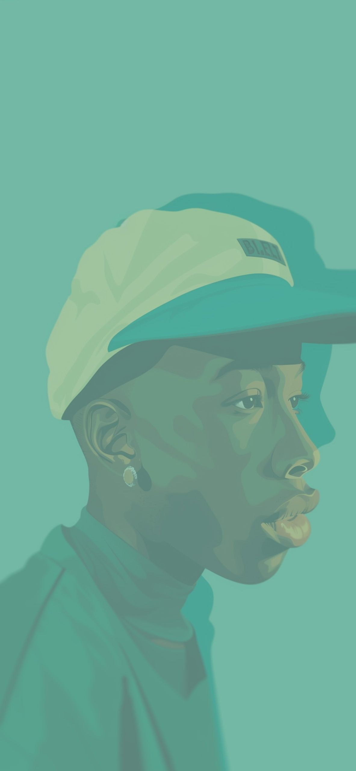 Tyler the Creator Green Wallpaper Wallpaper iPhone. Rapper wallpaper iphone, Tyler the creator, Green wallpaper