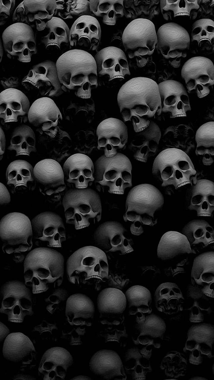 gothic skull iphone wallpaper