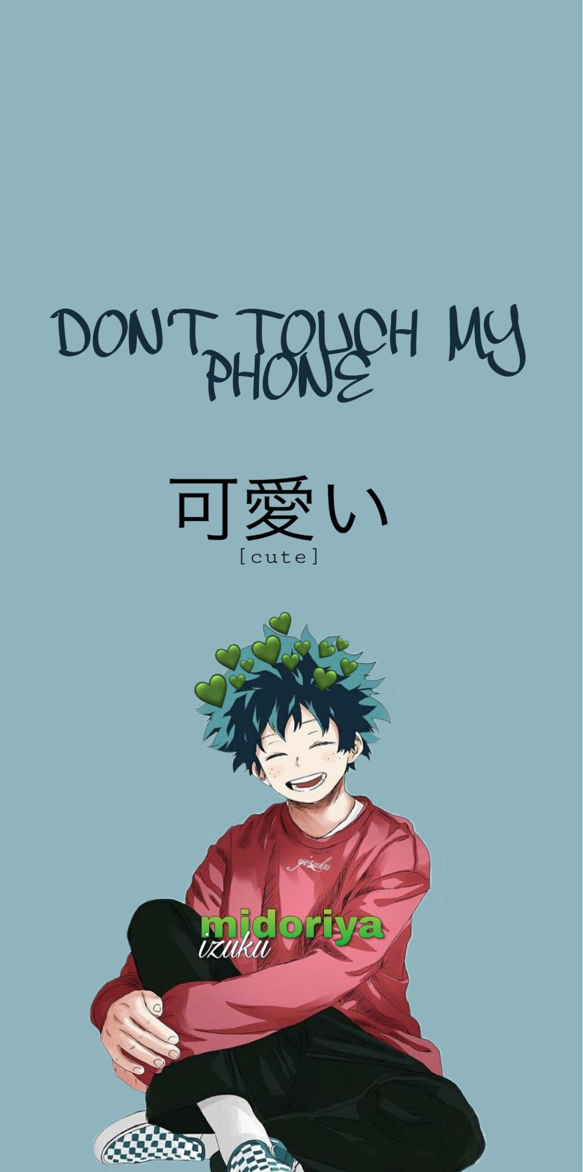 Midoriya izuku wallpaper. Anime wallpaper phone, Don't touch my phone wallpaper anime, Anime wallpaper iphone