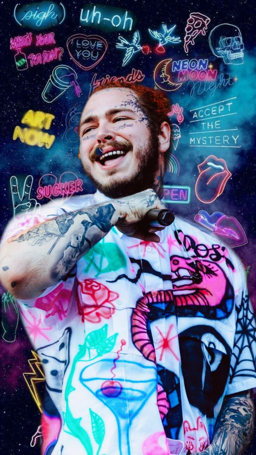 Post Malone Wallpaper. Post malone wallpaper, Post malone, Graphic tshirt design
