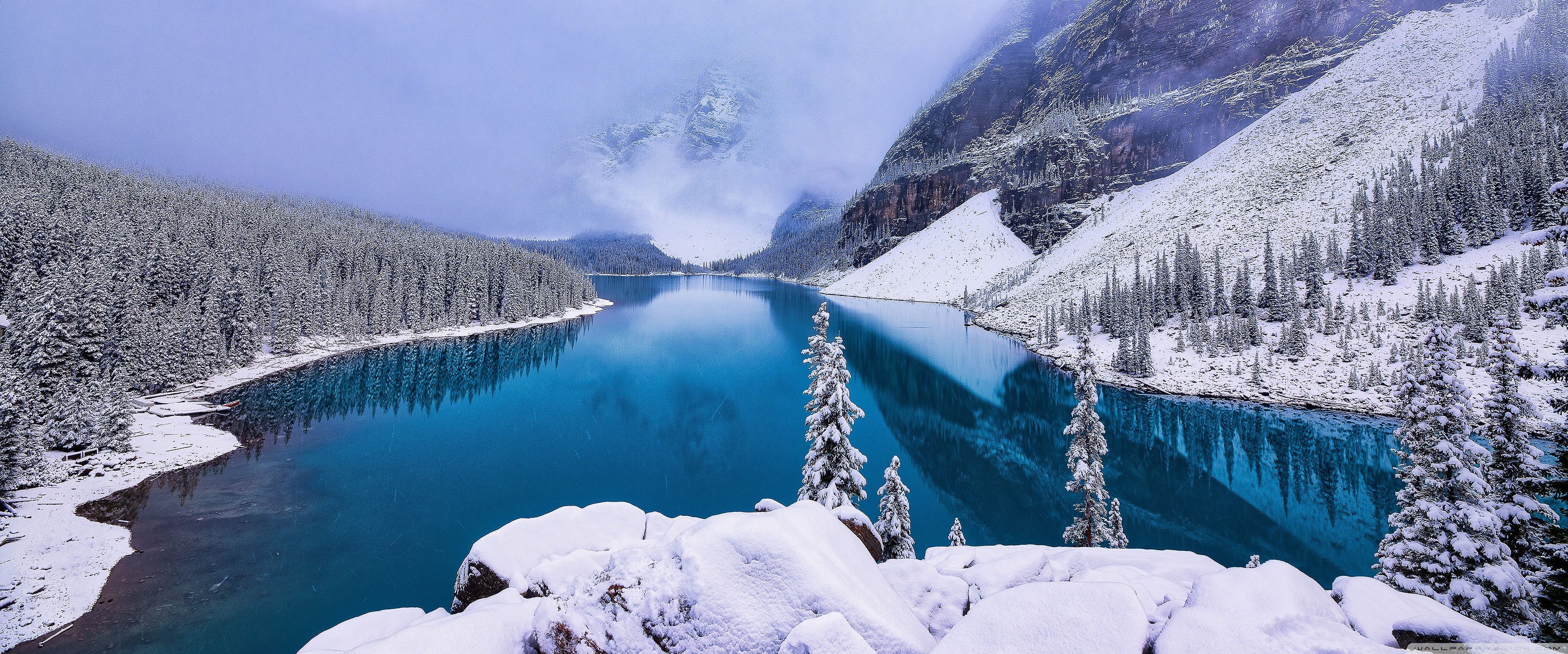 Mountain Winter Landscape Ultra HD Desktop Background Wallpaper for 4K UHD TV, Widescreen & UltraWide Desktop & Laptop, Tablet