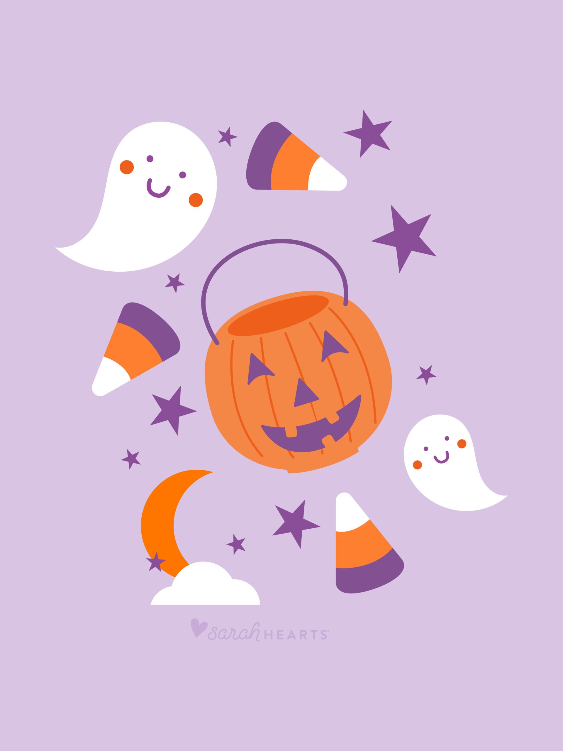 October 2023 Halloween Calendar Wallpaper