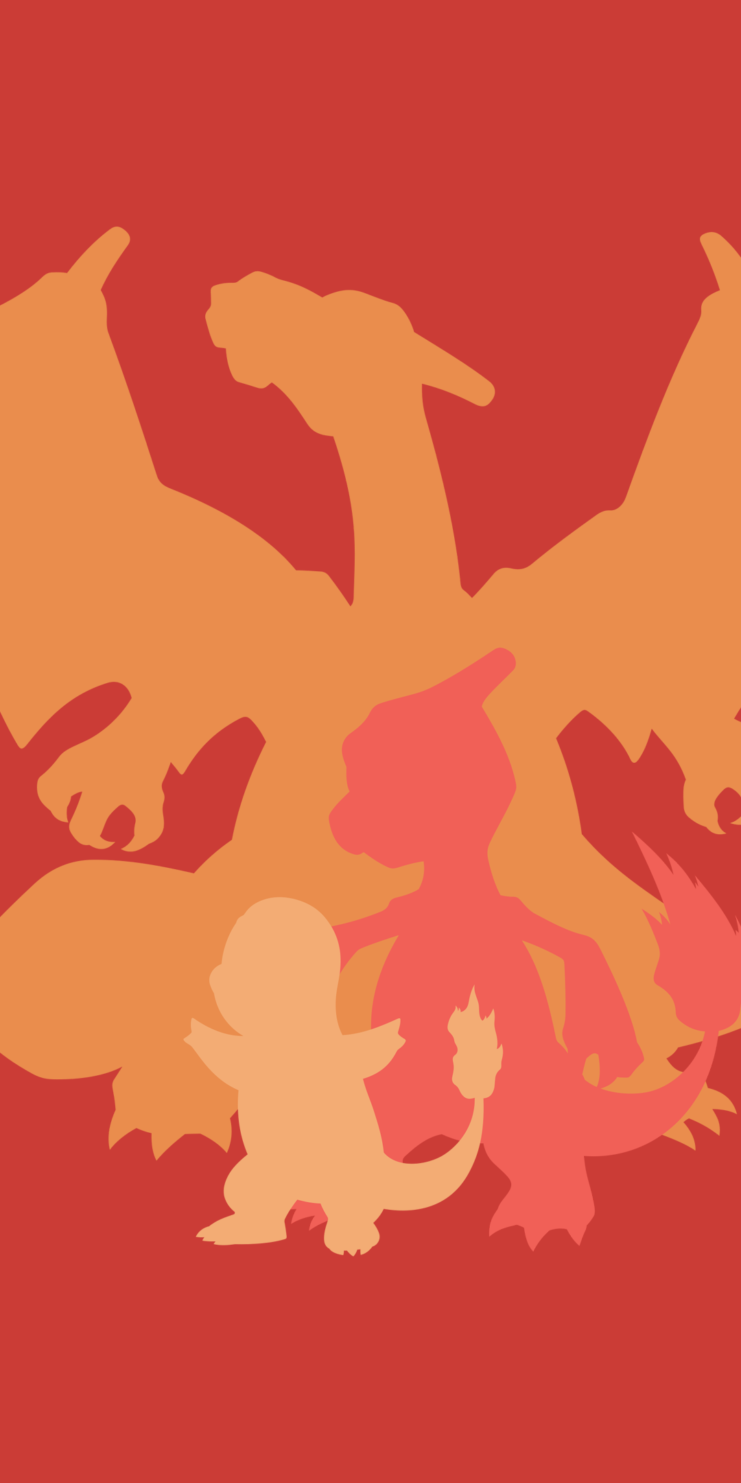 Wallpaper / Anime Pokémon, Charizard (Pokémon), Charmander (Pokémon), Charmeleon (Pokémon), 1080x2160 Phone Wallpaper