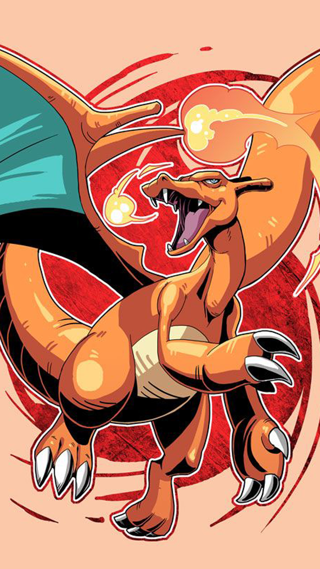 Charizard. Pokemon iPhone wallpaper