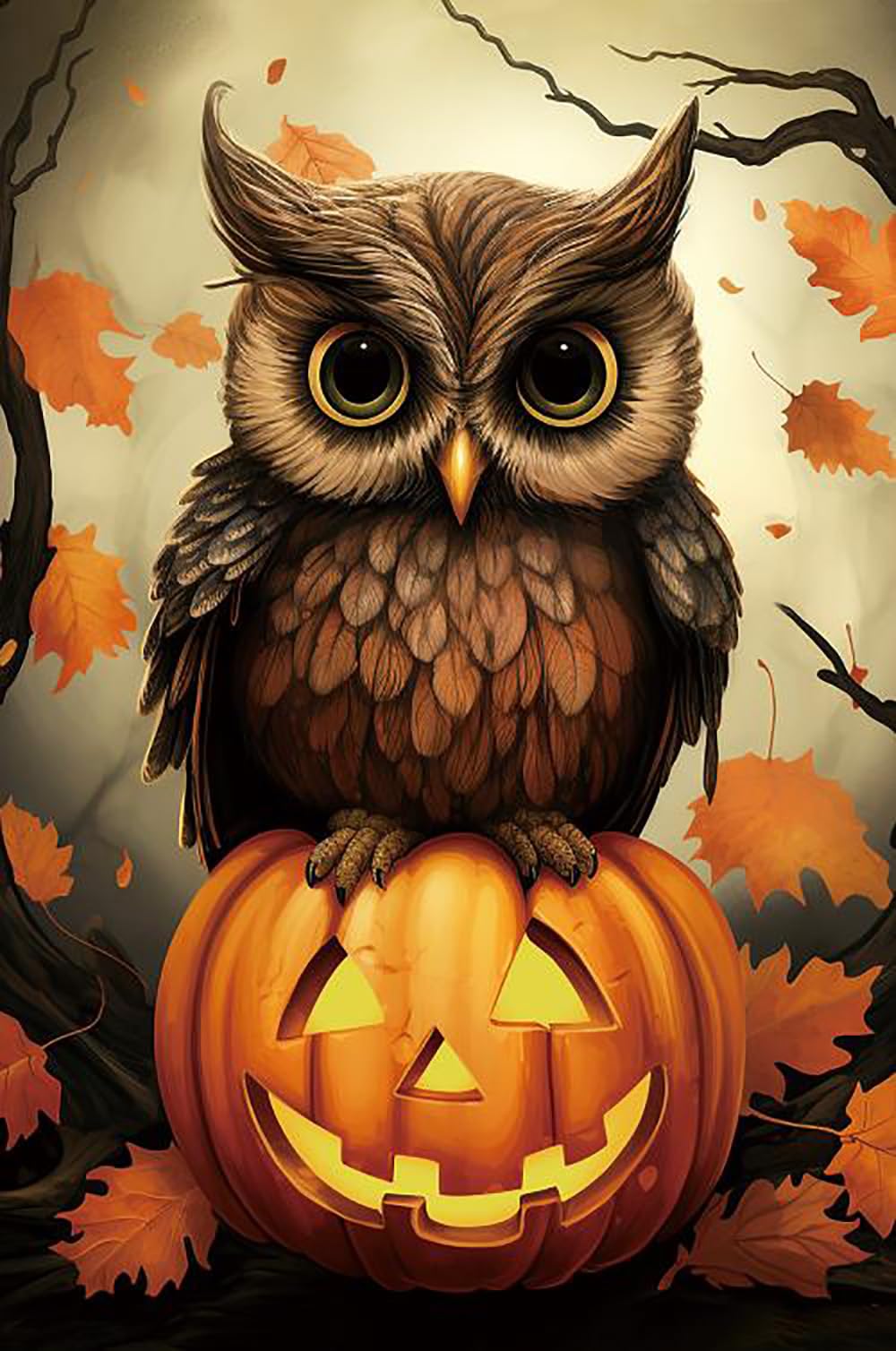 Amazon.com, Texupday Halloween Owl Pumpkin Fallen Leaves Decoration Vertical House Flag Fall Thanksgiving Holiday Rustic Farmhouse Party Outdoor Yard Banner 28 x 40, Patio, Lawn & Garden
