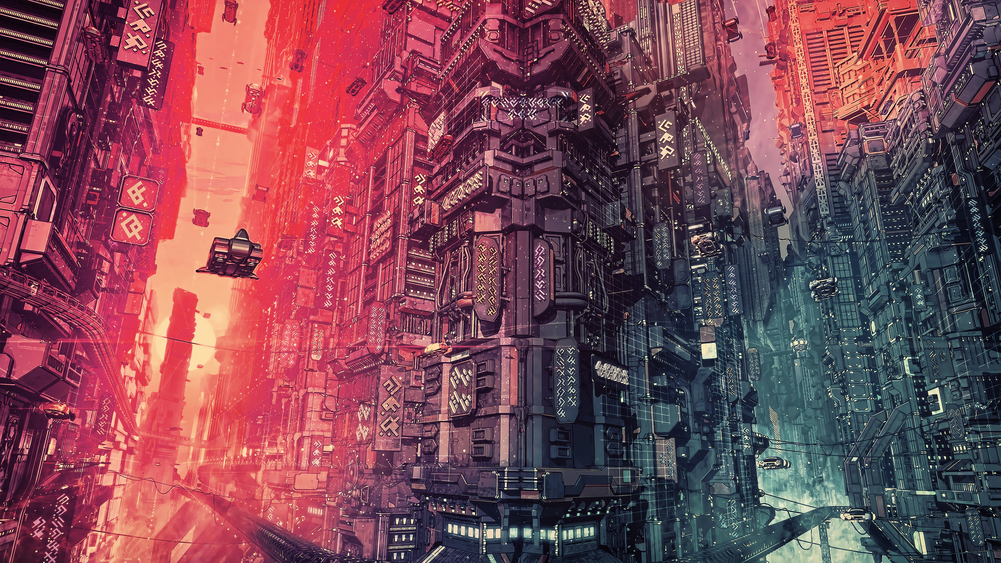 Cyber Futuristic City Fantasy