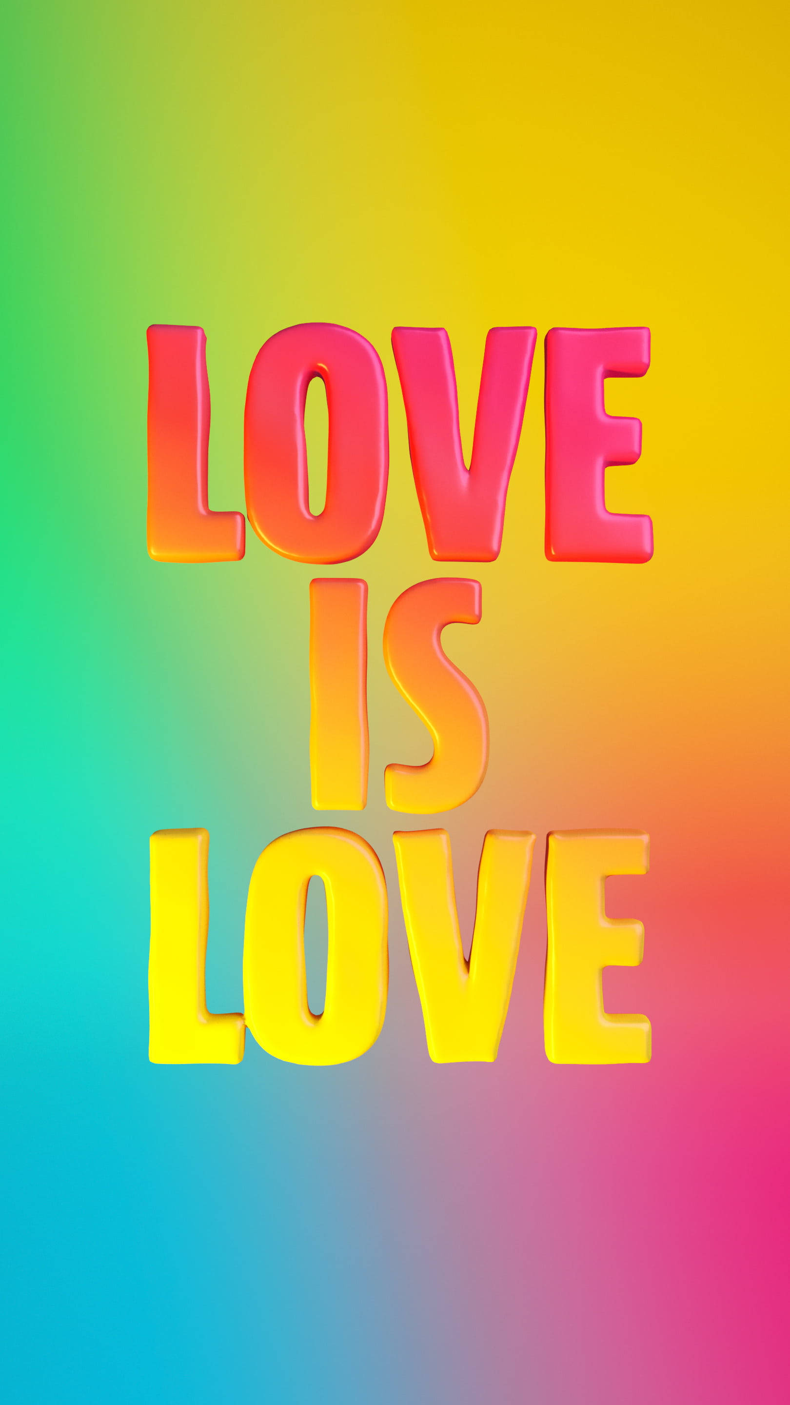 Download Love Is Love LGBT Phone Wallpaper
