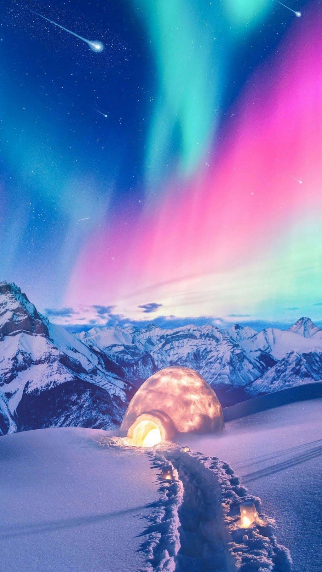 3D iPhone Wallpaper iPhone Aurora