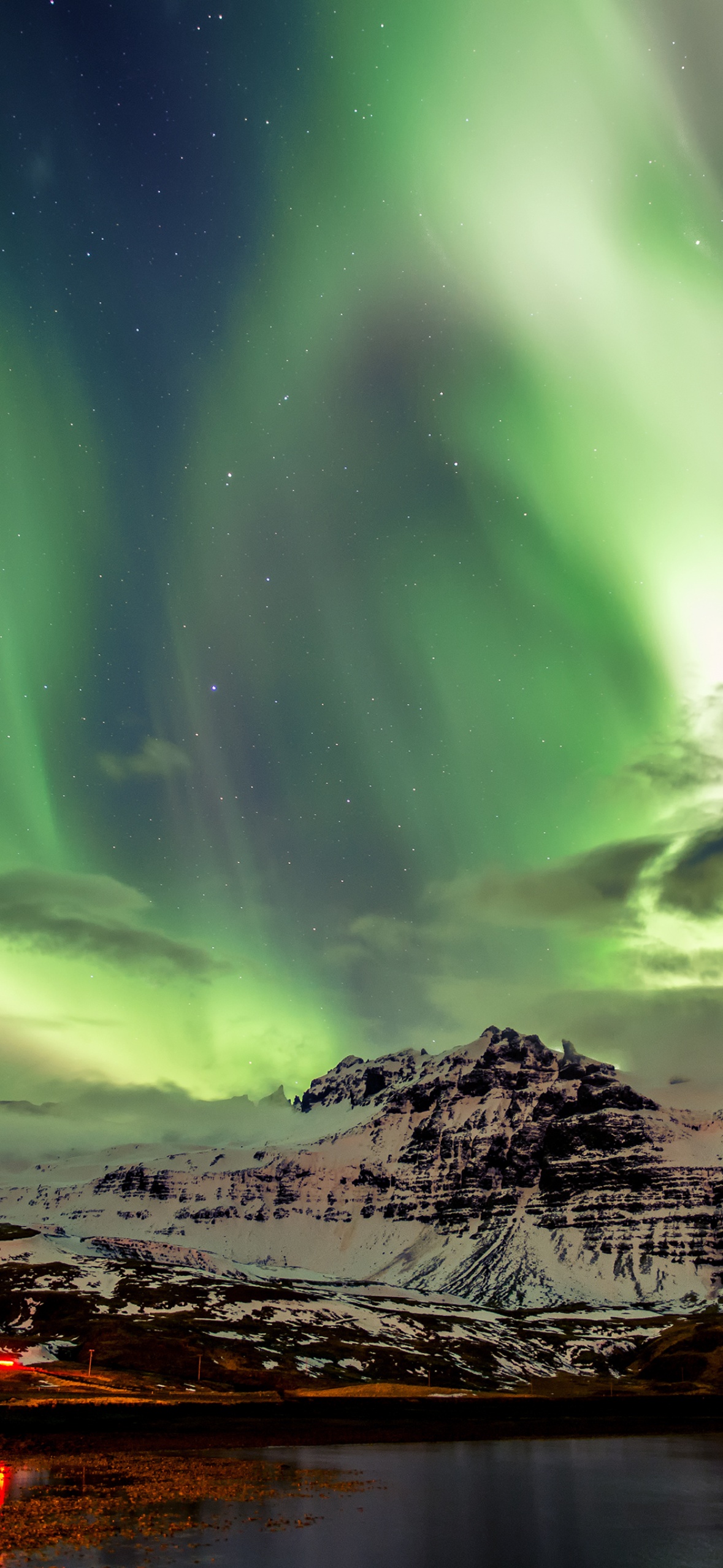 Northern Lights Wallpaper 4K, Aurora Borealis, Iceland